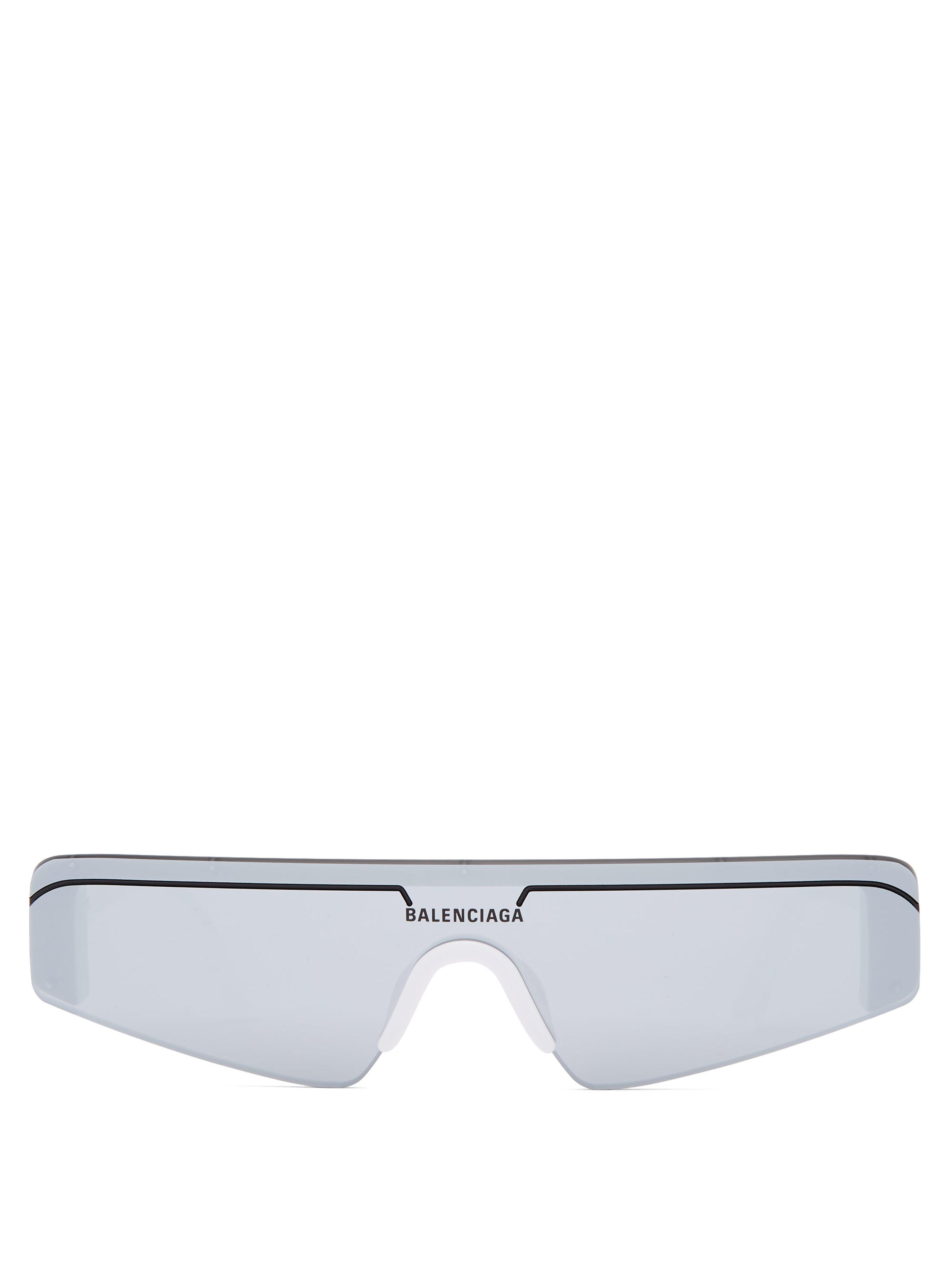 balenciaga shield sunglasses