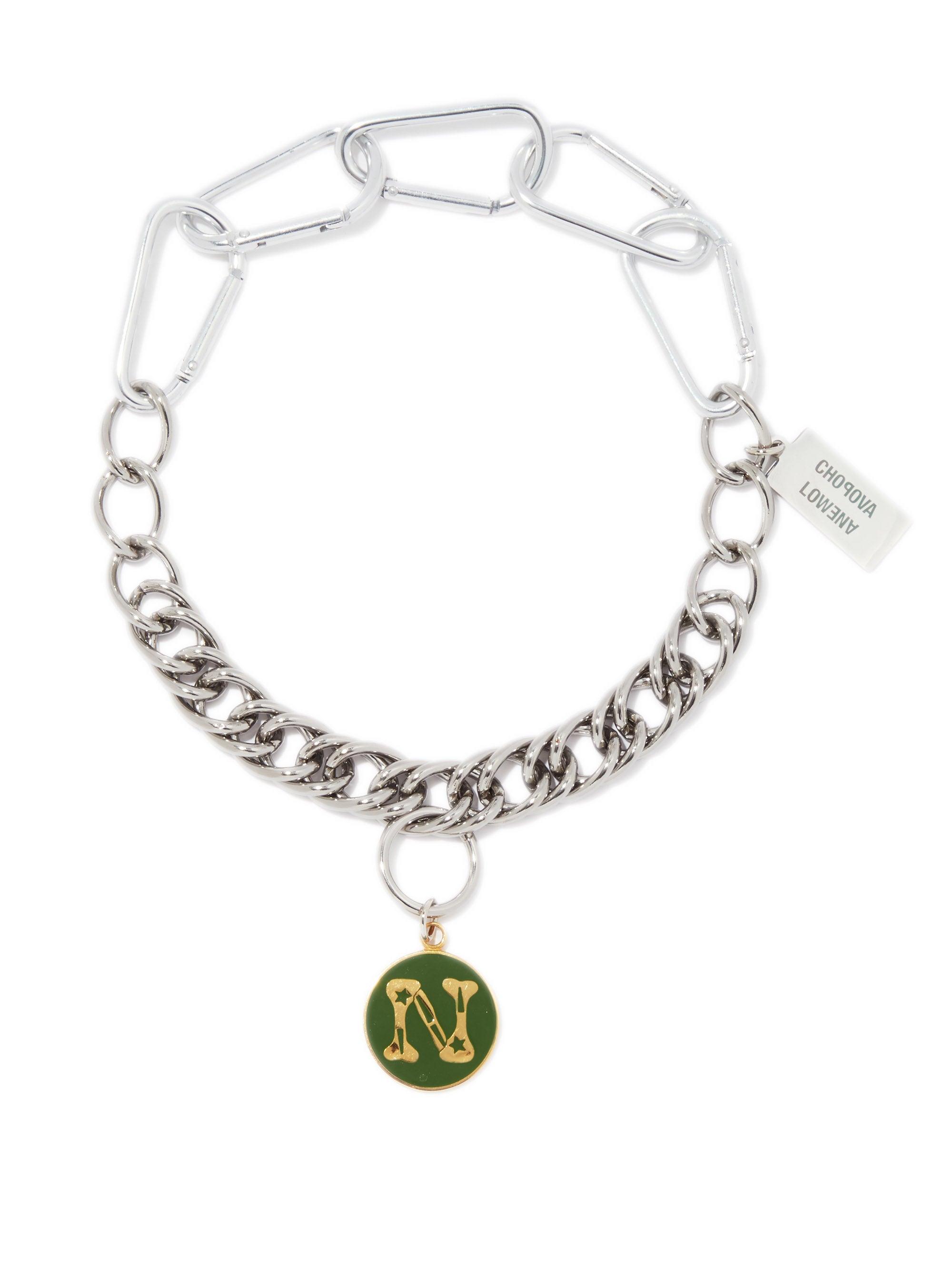 Chopova Lowena Alphabet Stainless-steel N-z Necklace in Metallic