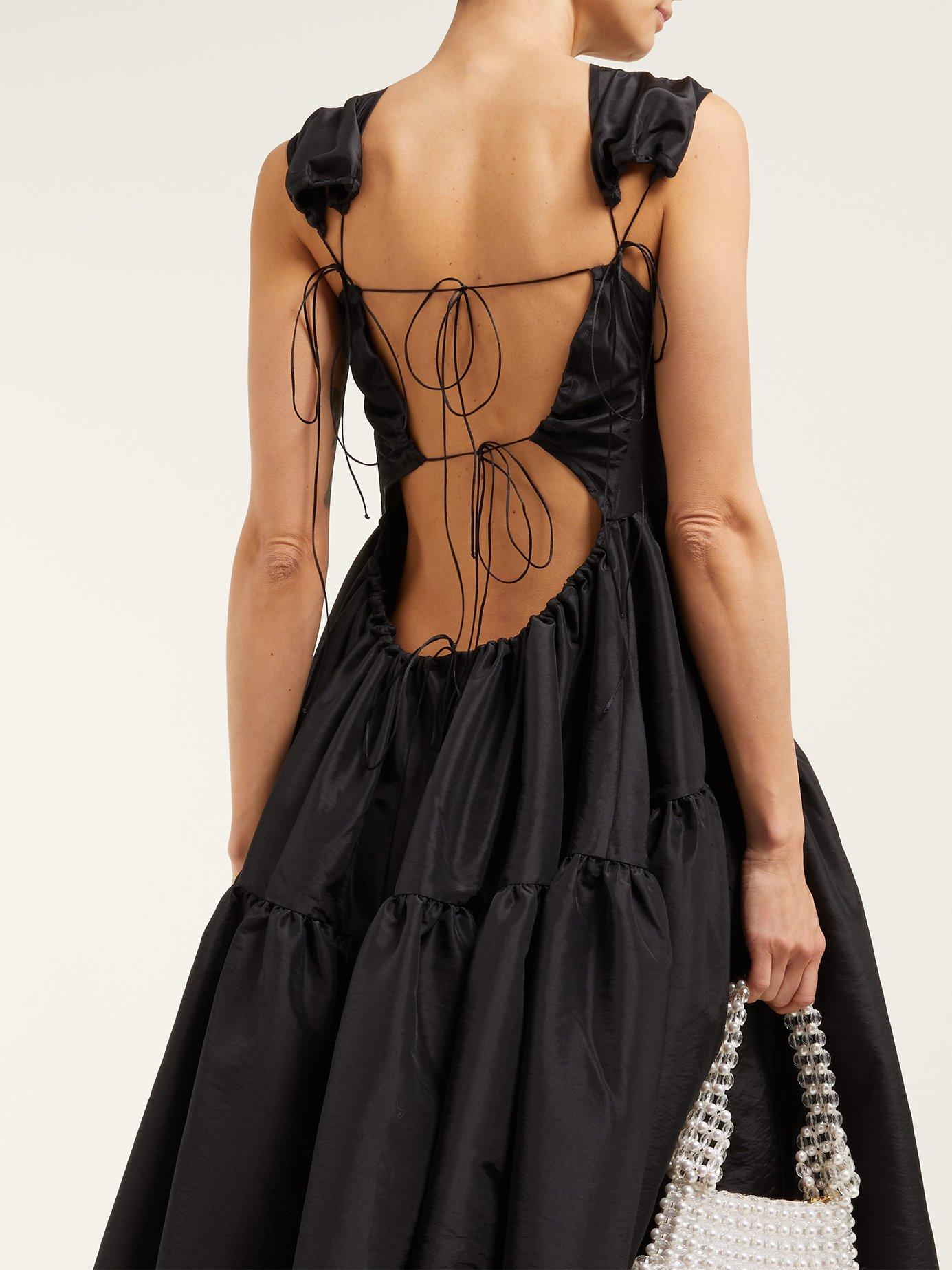 cecilie bahnsen black dress