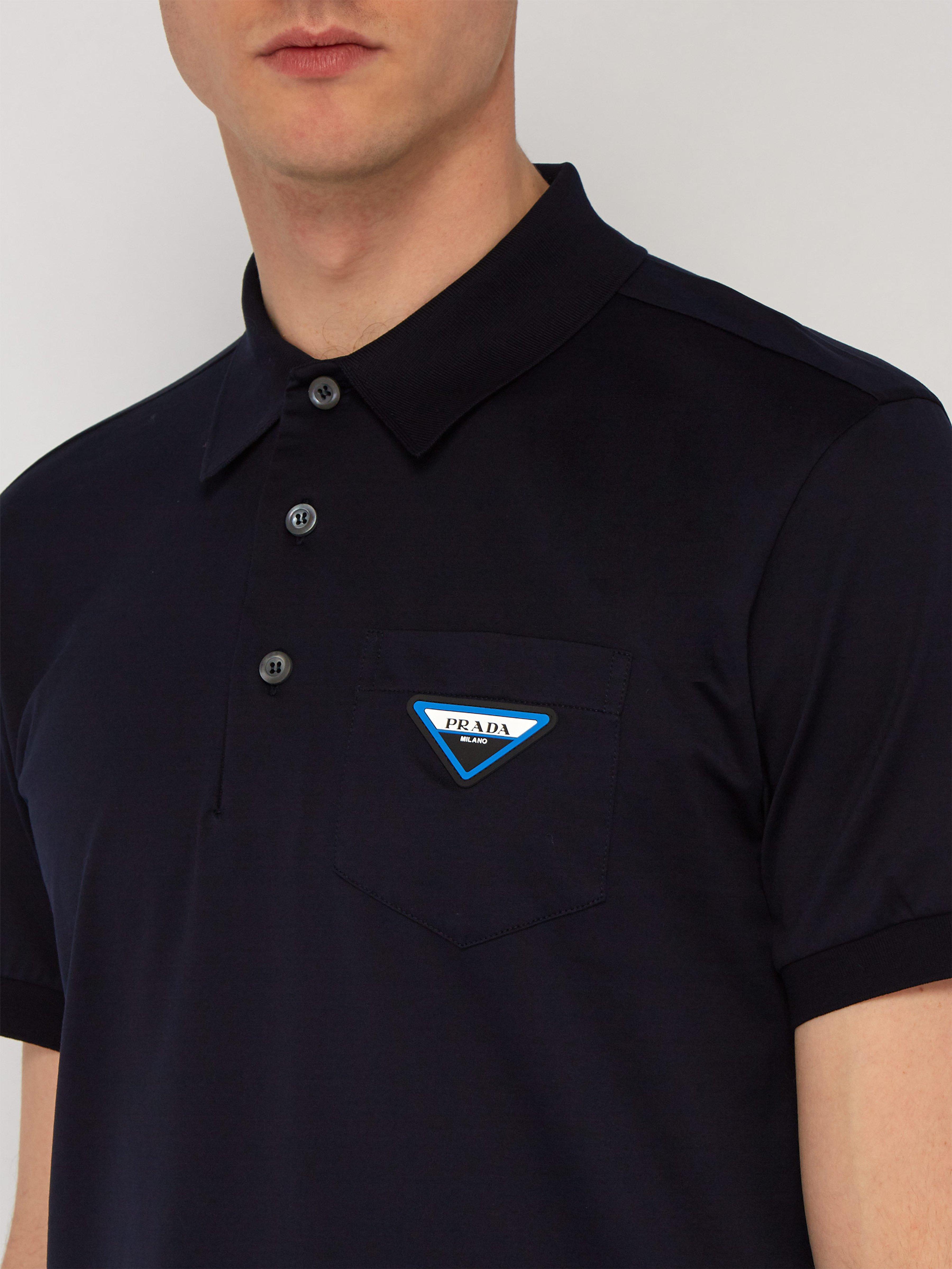 prada polo navy