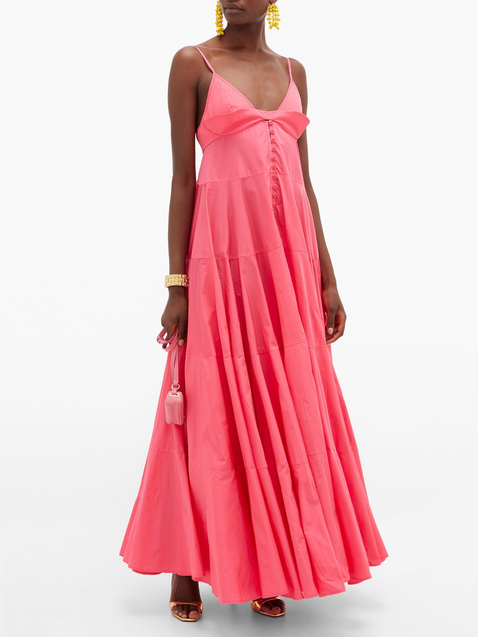 Jacquemus La Robe Manosque Maxi Dress in Pink | Lyst