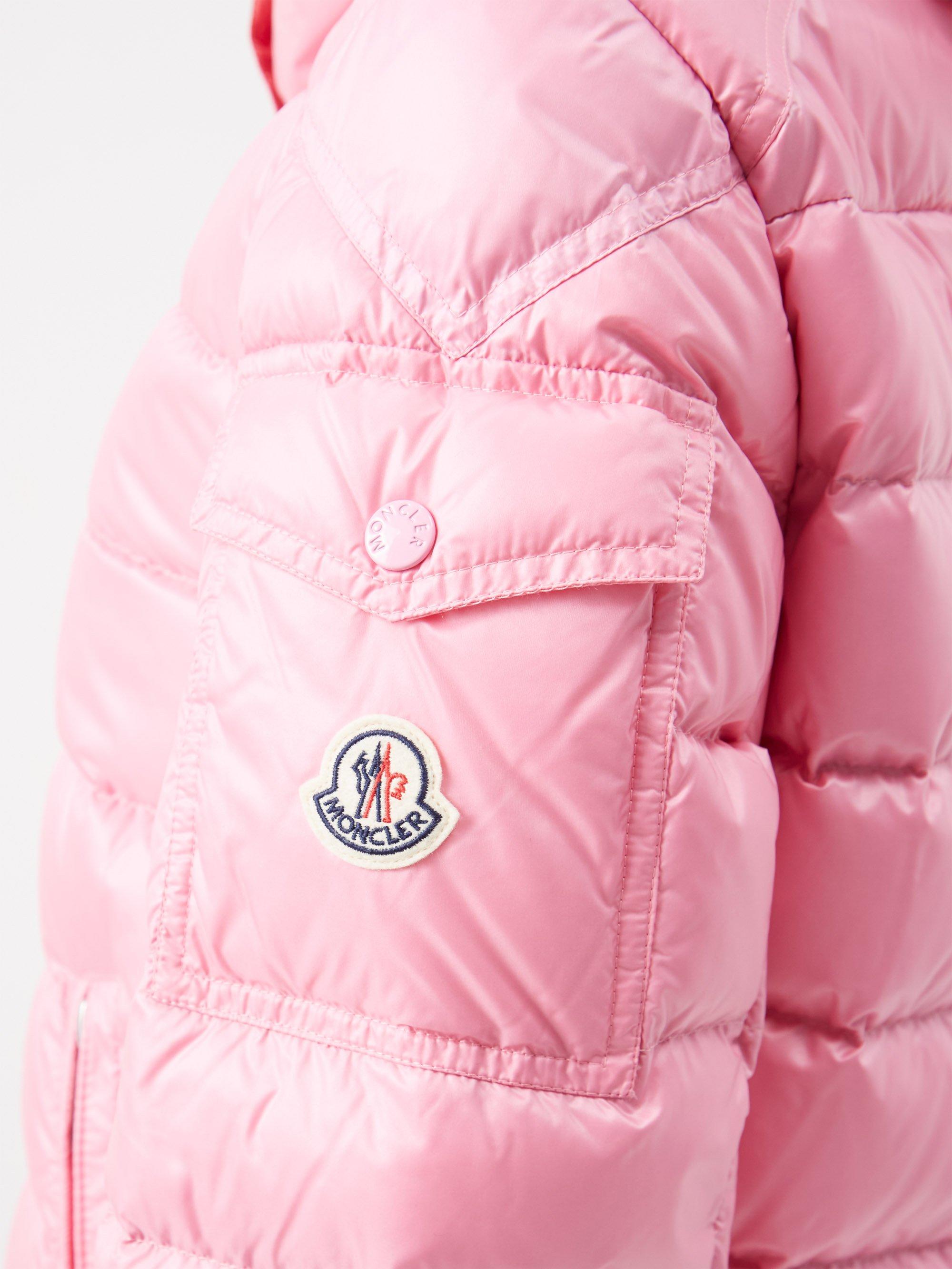 Moncler Dalles Quilted Down Jacket in Pink | Lyst
