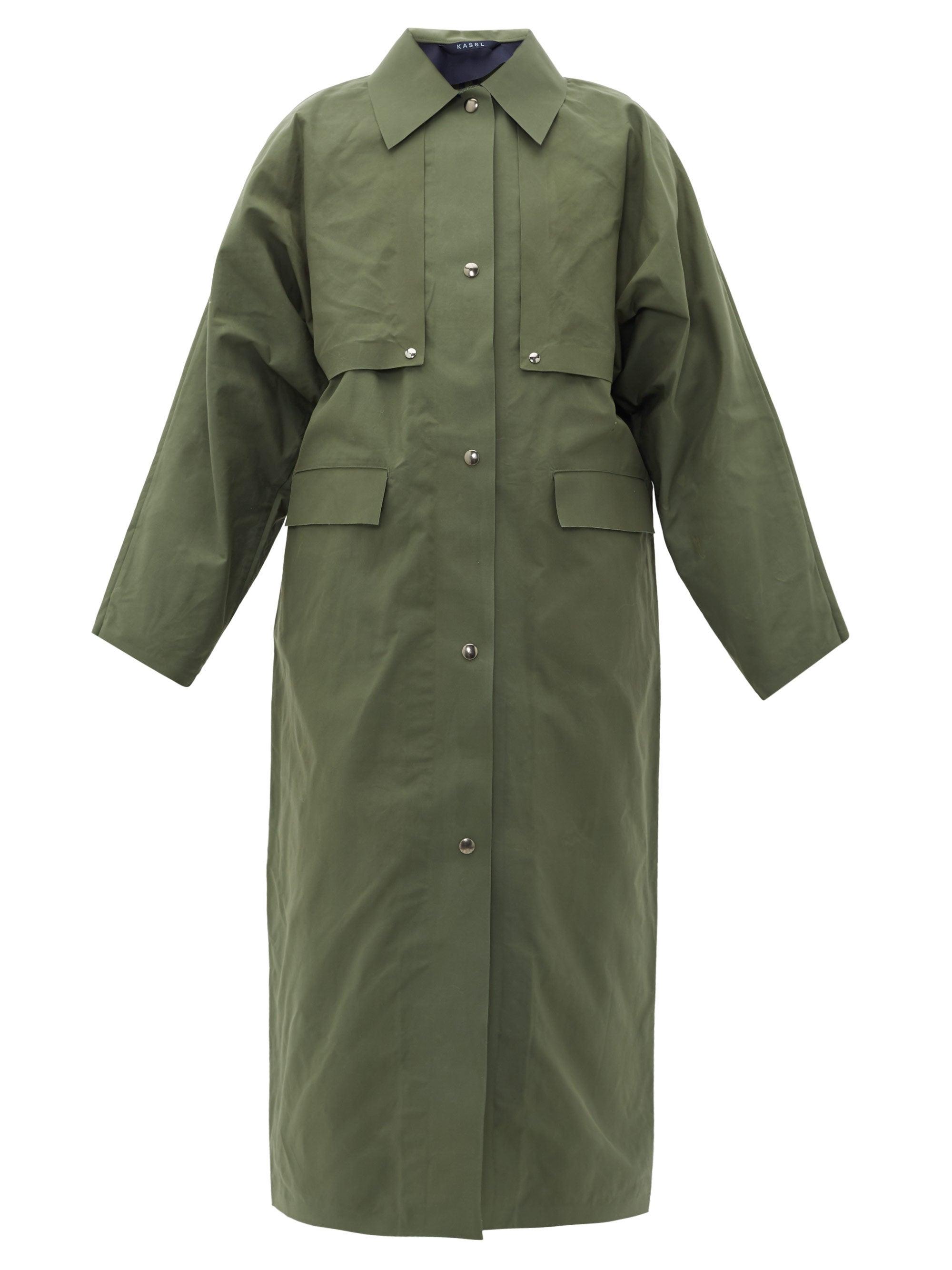 wax cotton raincoat