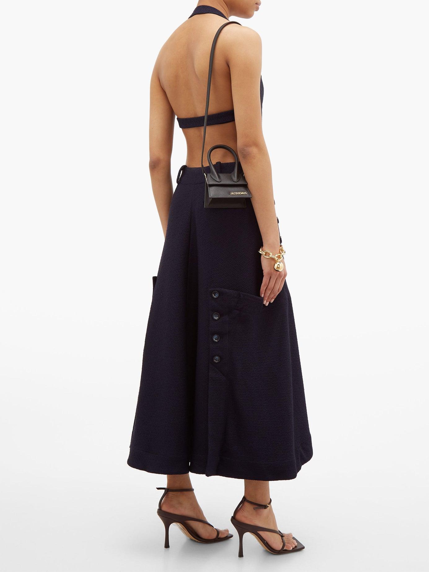 Jacquemus Le Chiquito Grained Leather Cross Body Bag in Black Lyst