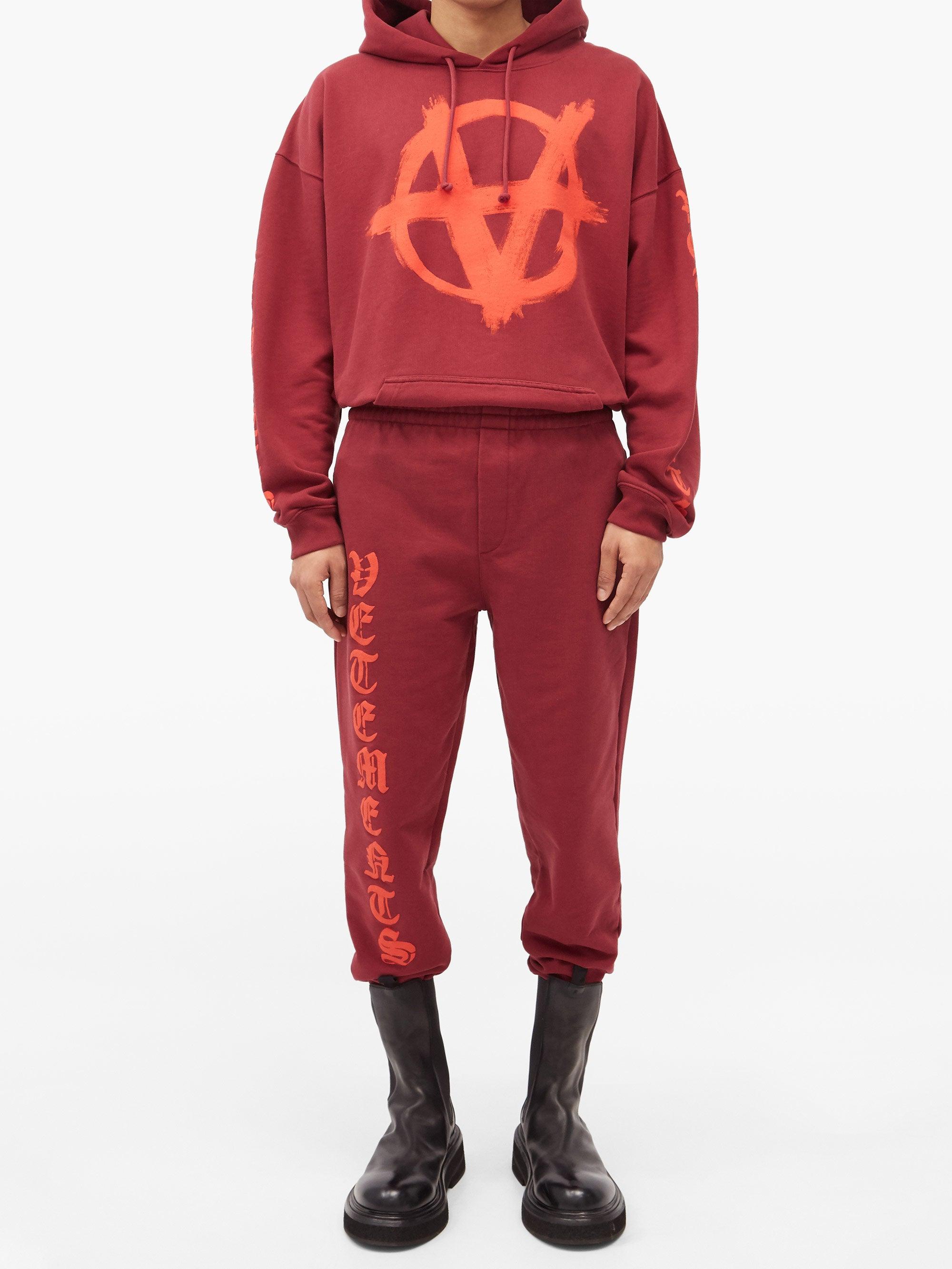 vetements track pants