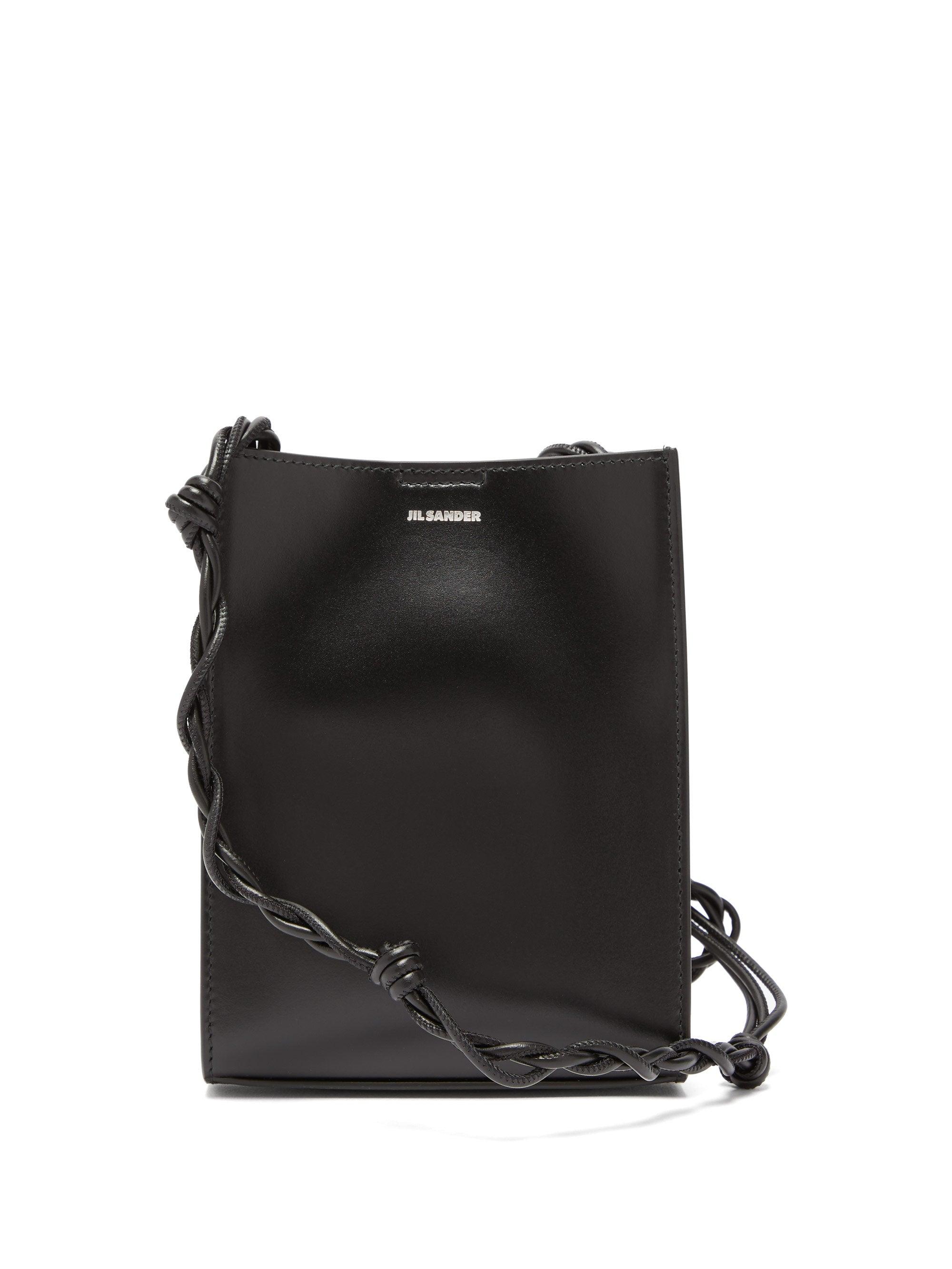Jil Sander Tangle Small Braidedstrap Leather Shoulder Bag Lyst