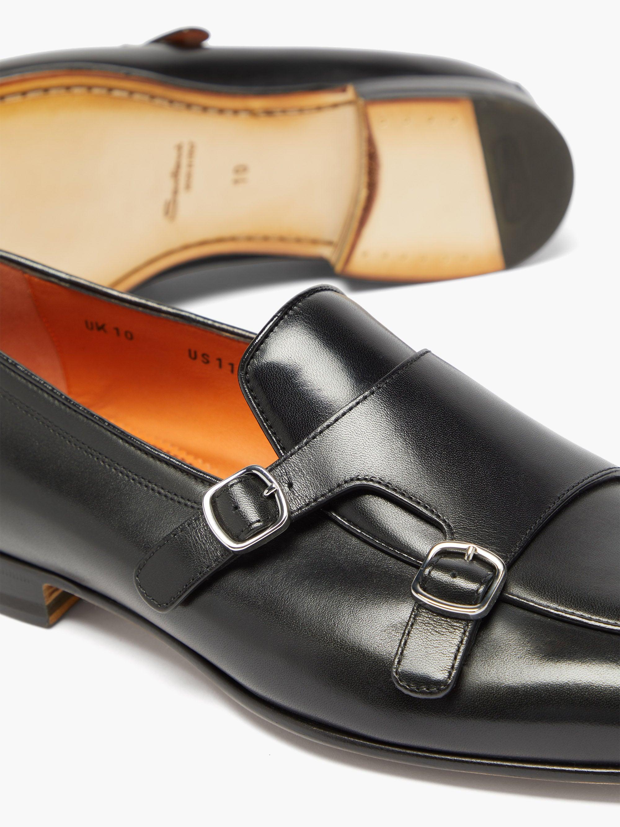santoni monkstrap