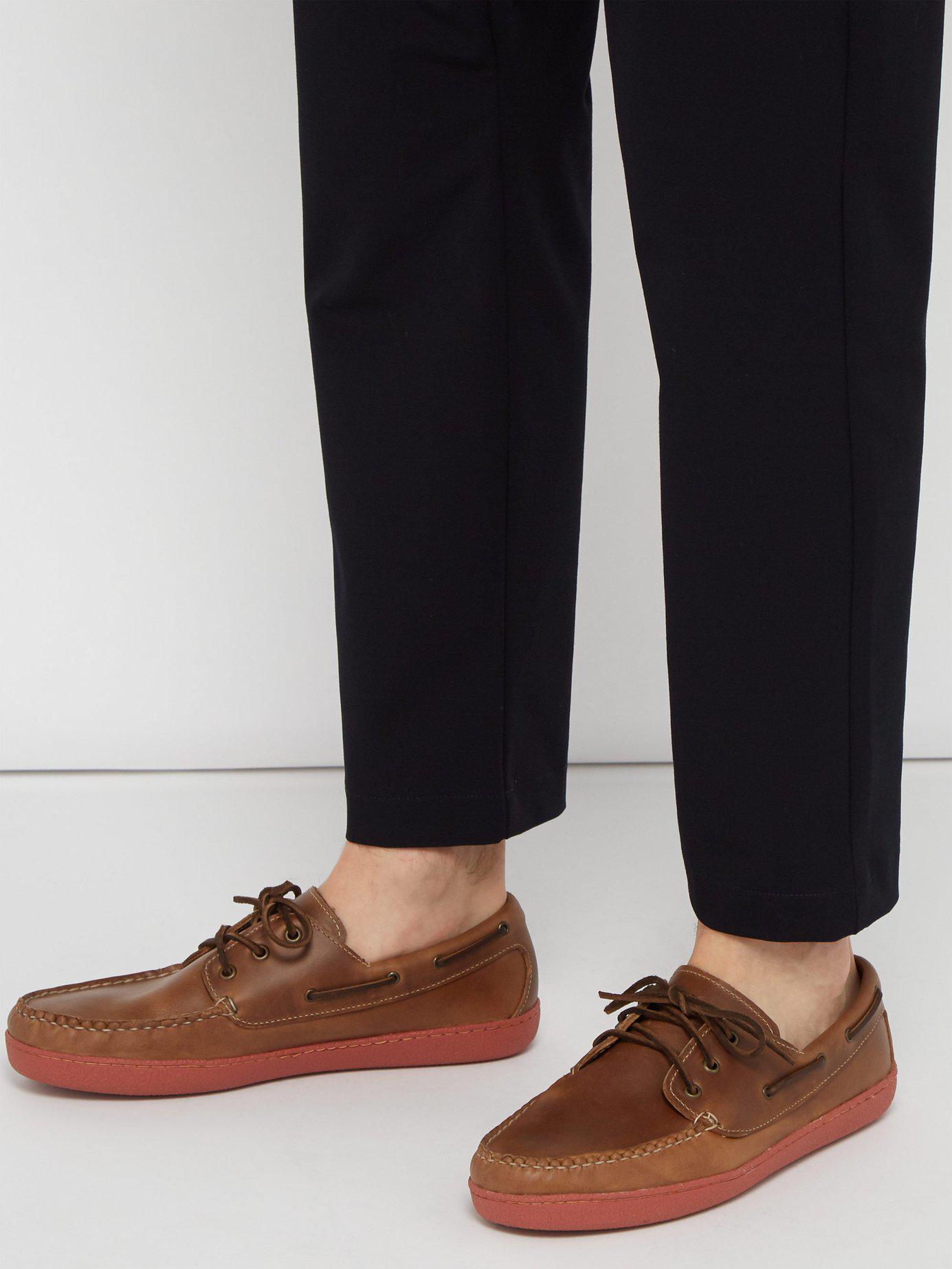 Quoddy Runabout Leather Boat Shoes in 