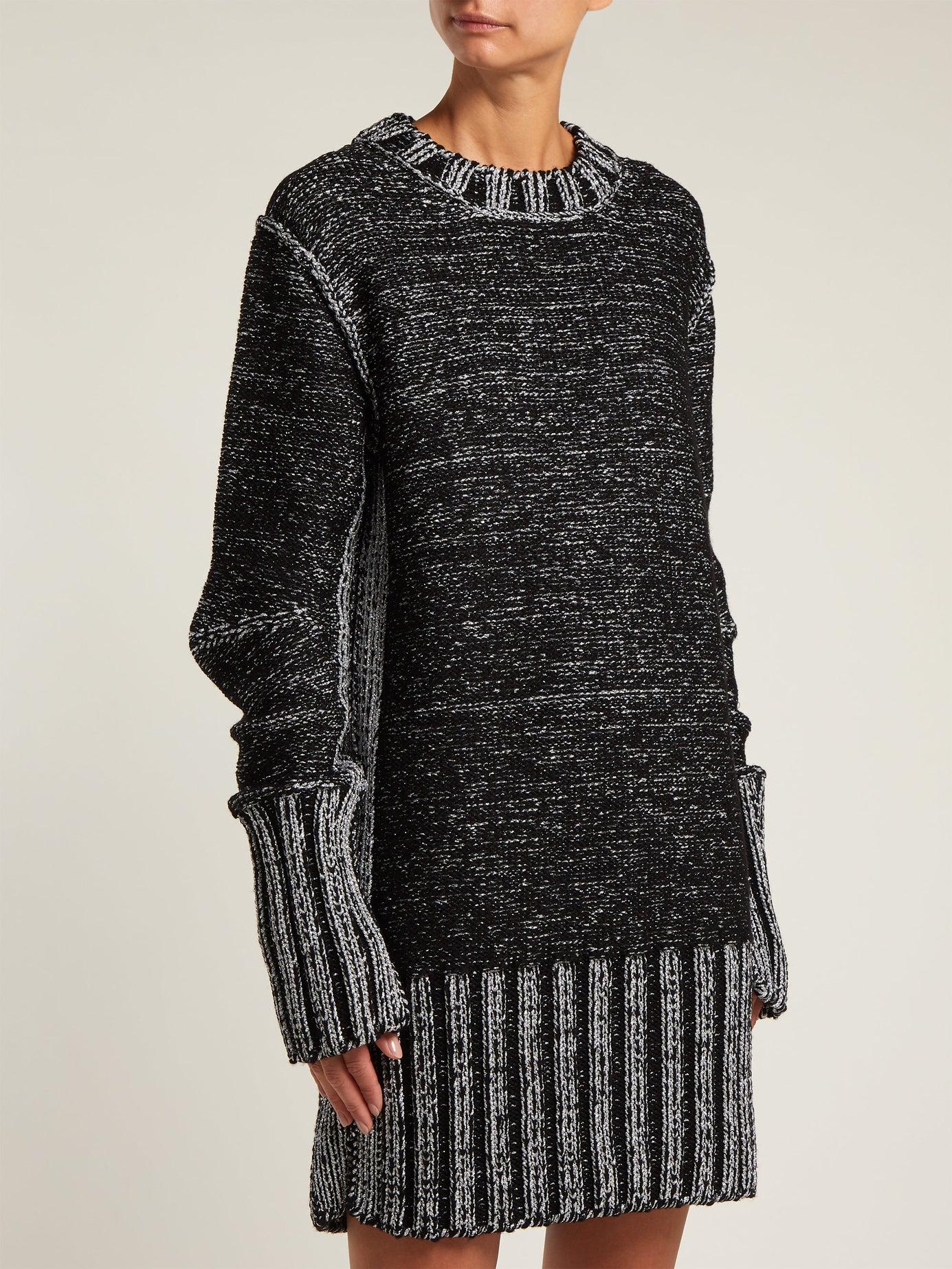 heavy knit sweater dress