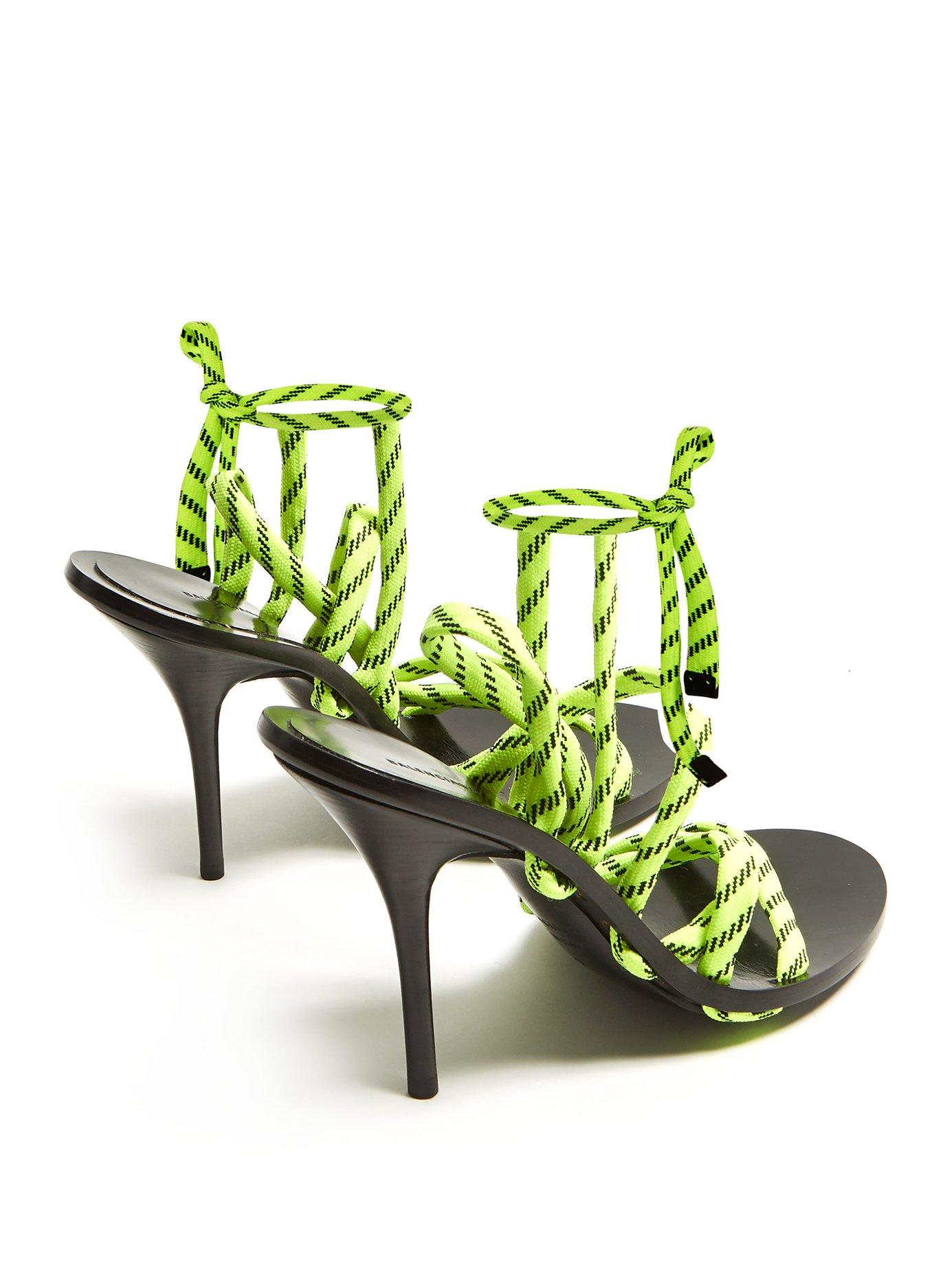 Balenciaga Leather Fluorescent Laced 