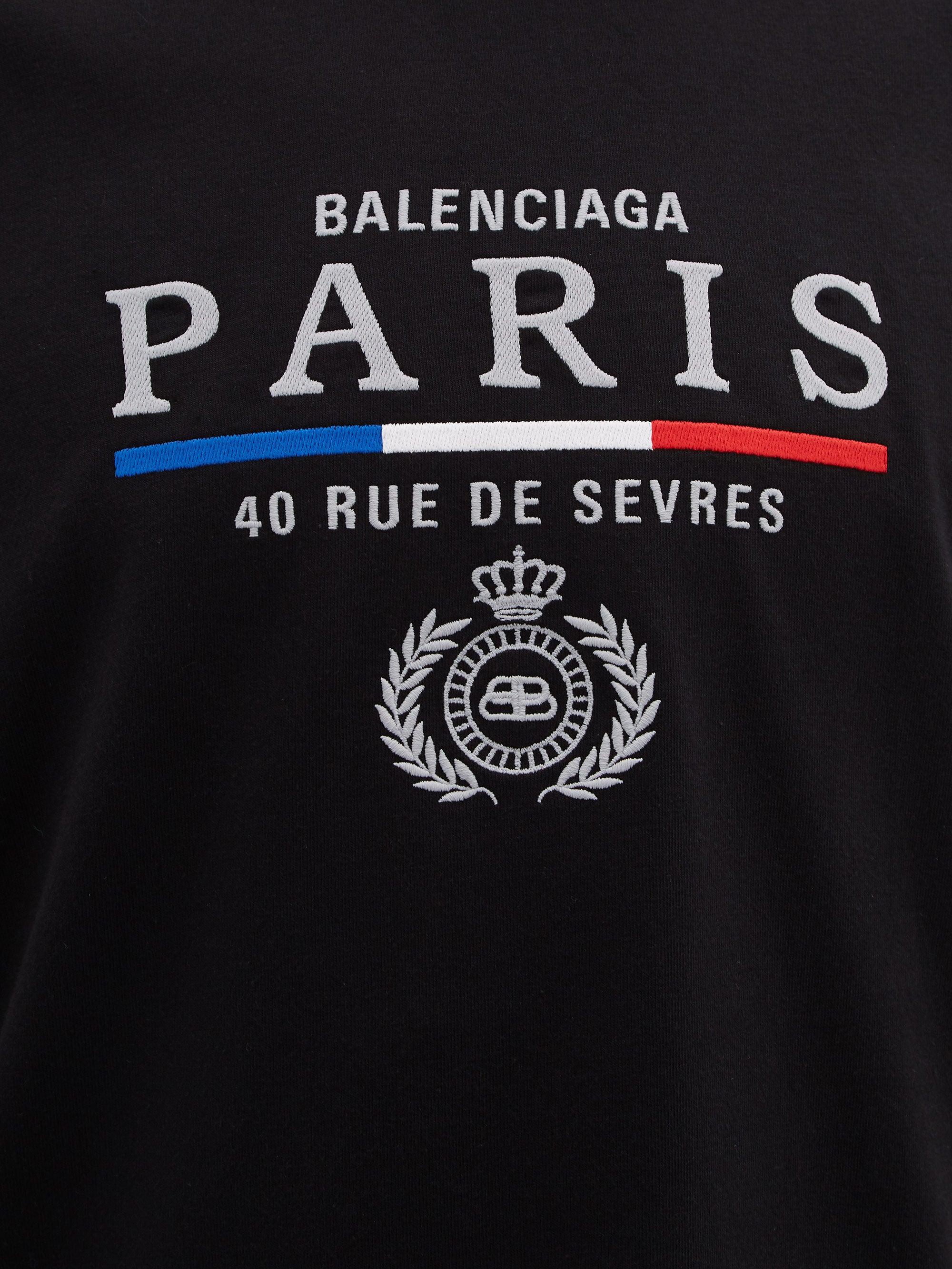 Balenciaga Paris Flag T Shirt in Black for Men | Lyst