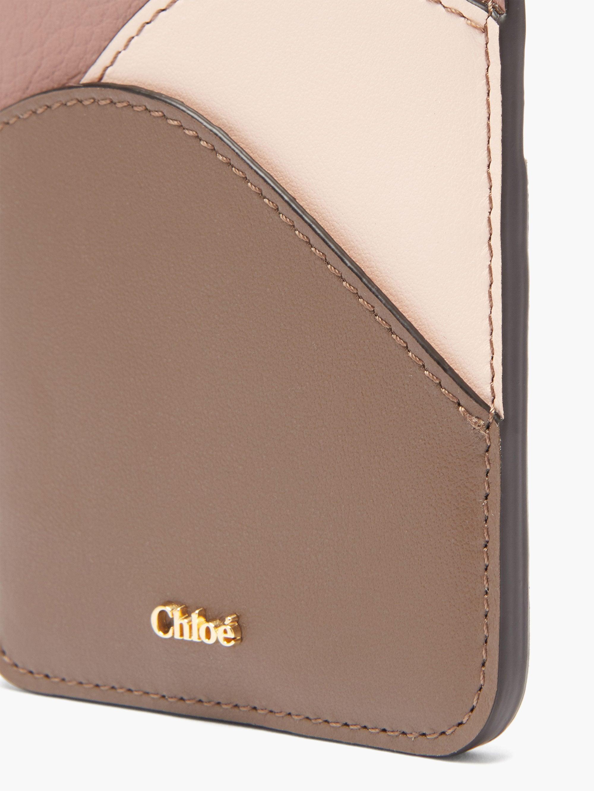Chloé Walden Mini Leather Crossbody Phone Pouch