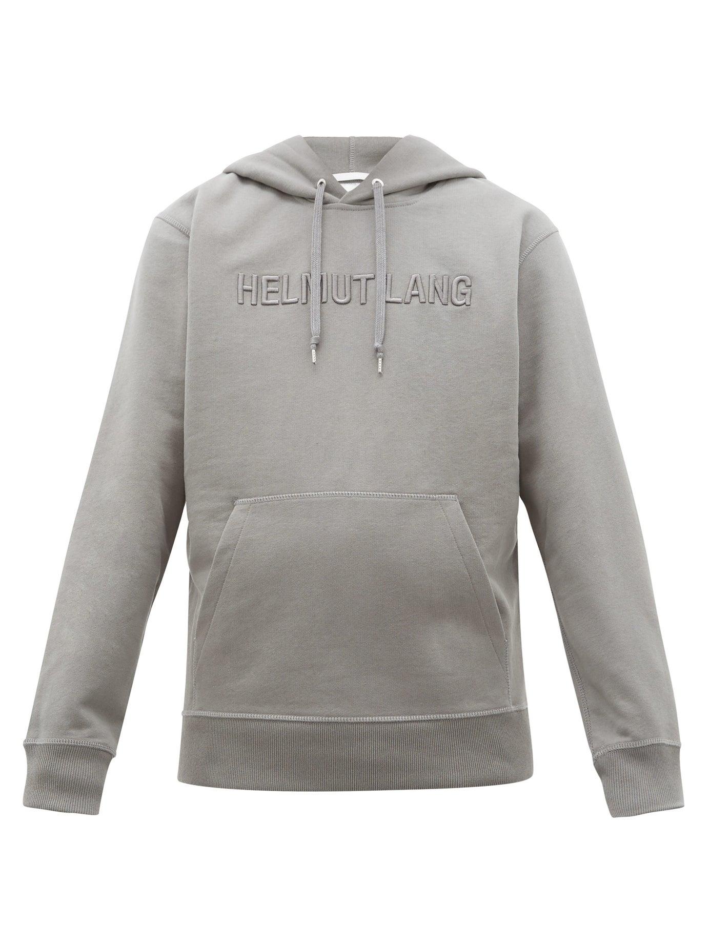 grey helmut lang hoodie