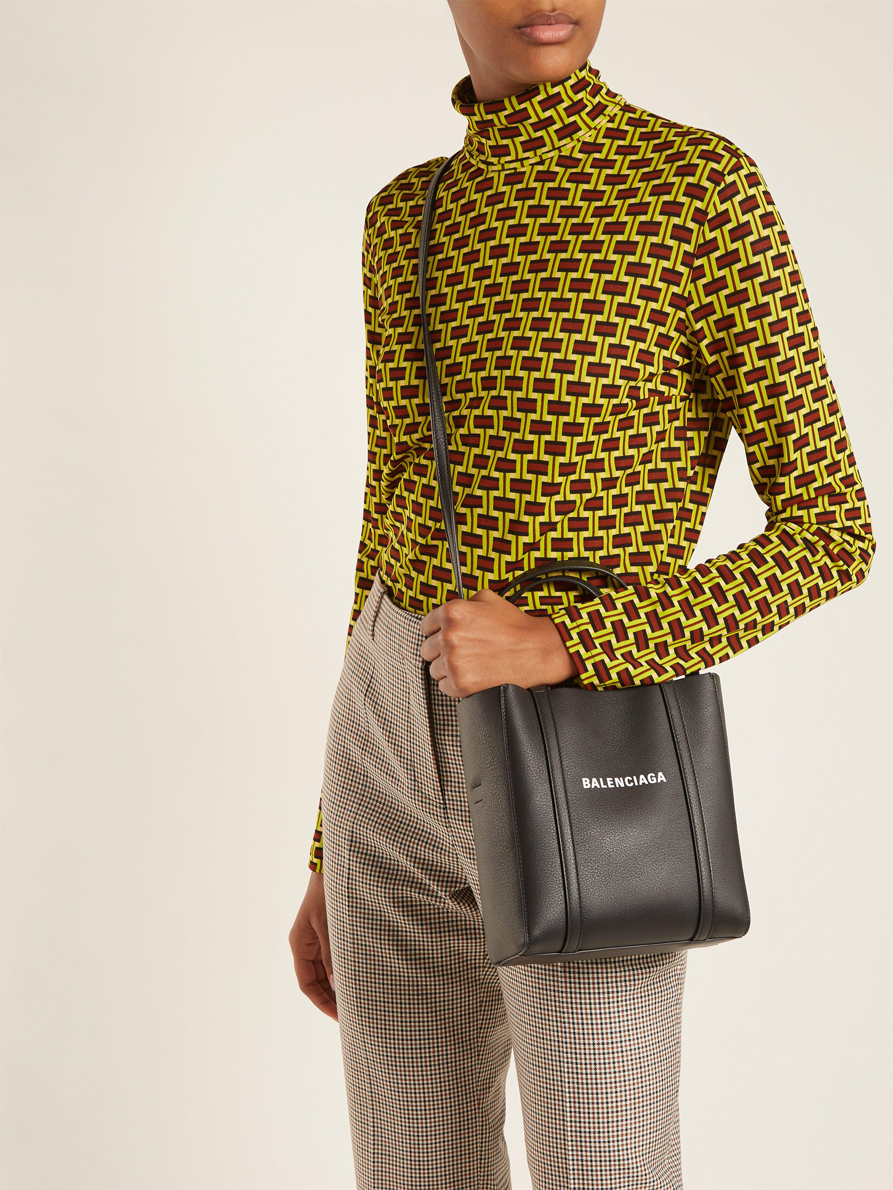 balenciaga xxs tote black