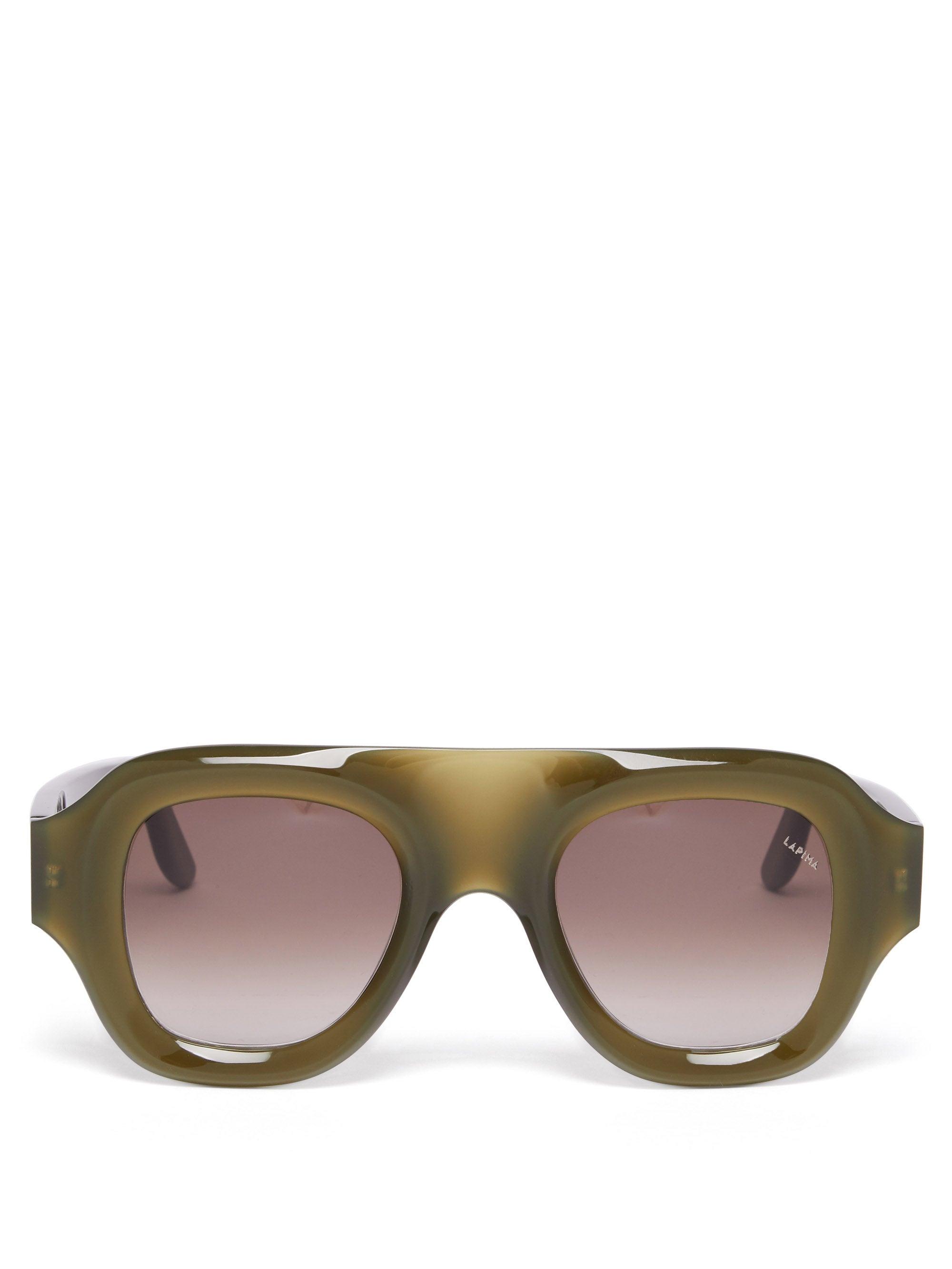 LAPIMA Sasha X Aviator Acetate Sunglasses | Lyst