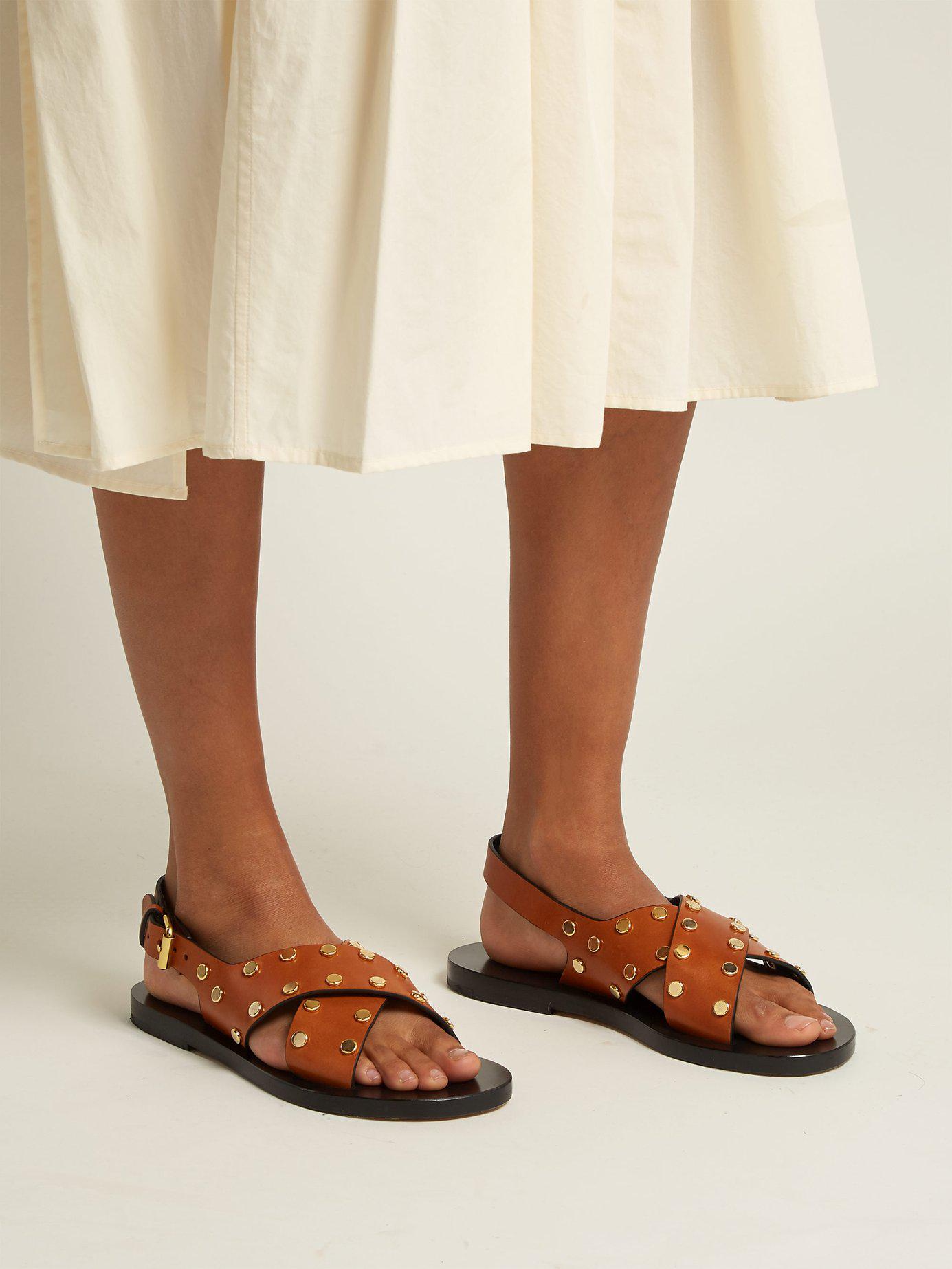 isabel marant tan sandals