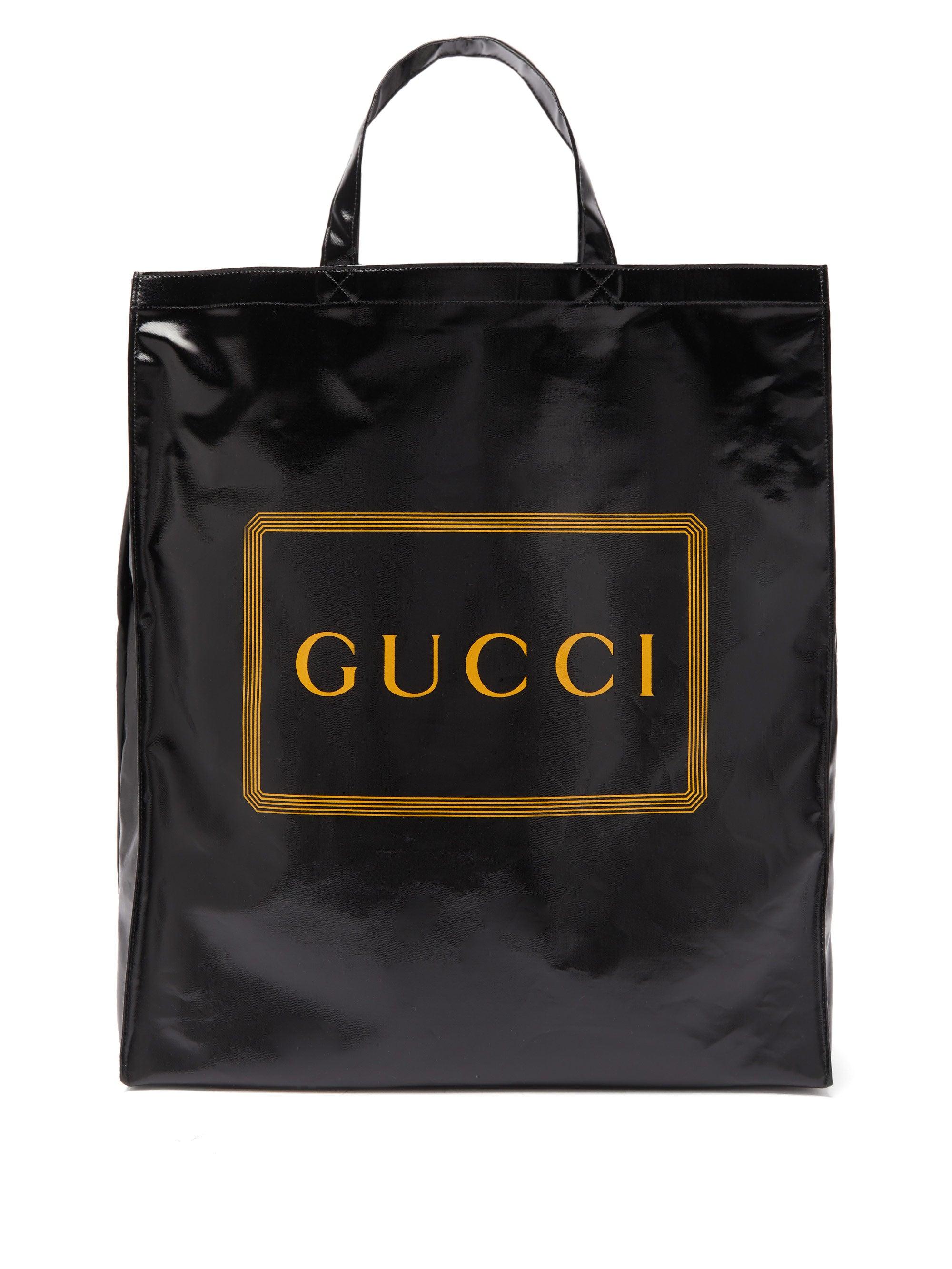 gucci print tote