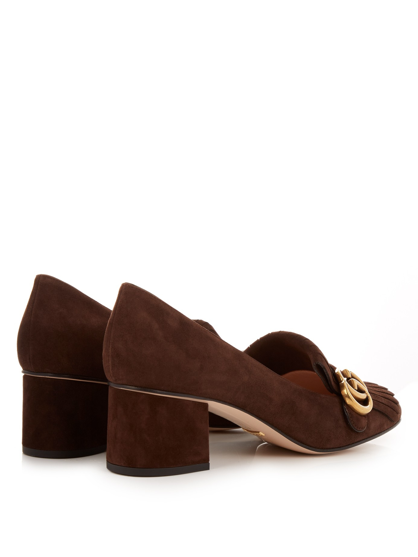 Suede Loafers in Dark Brown (Brown) - Lyst