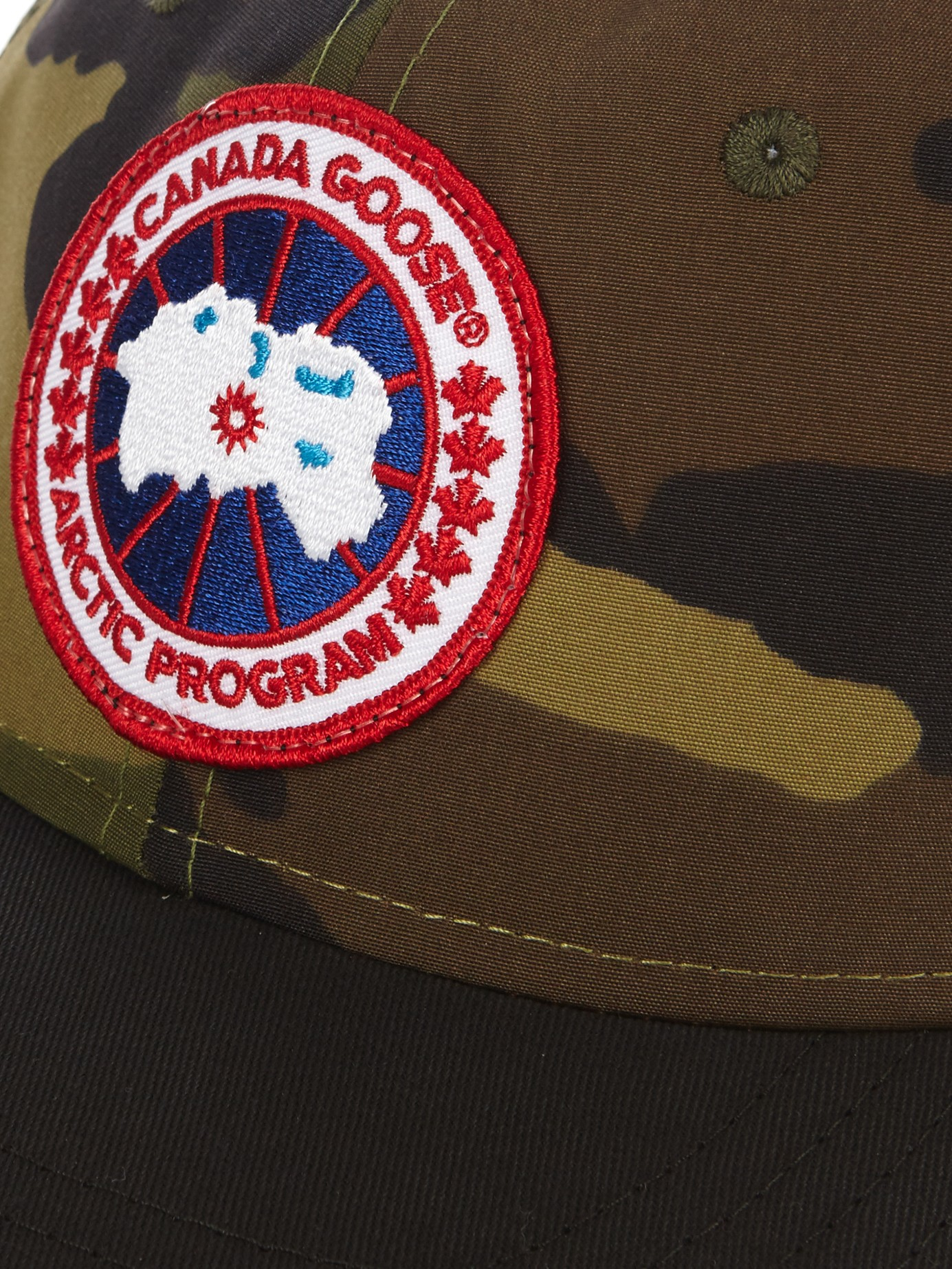 Canada Goose Synthetic Logo Patch Baseball Cap - Lyst