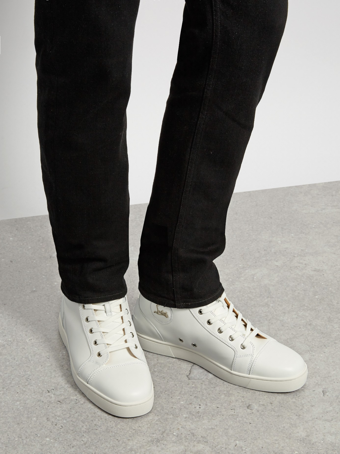 high top louboutin mens