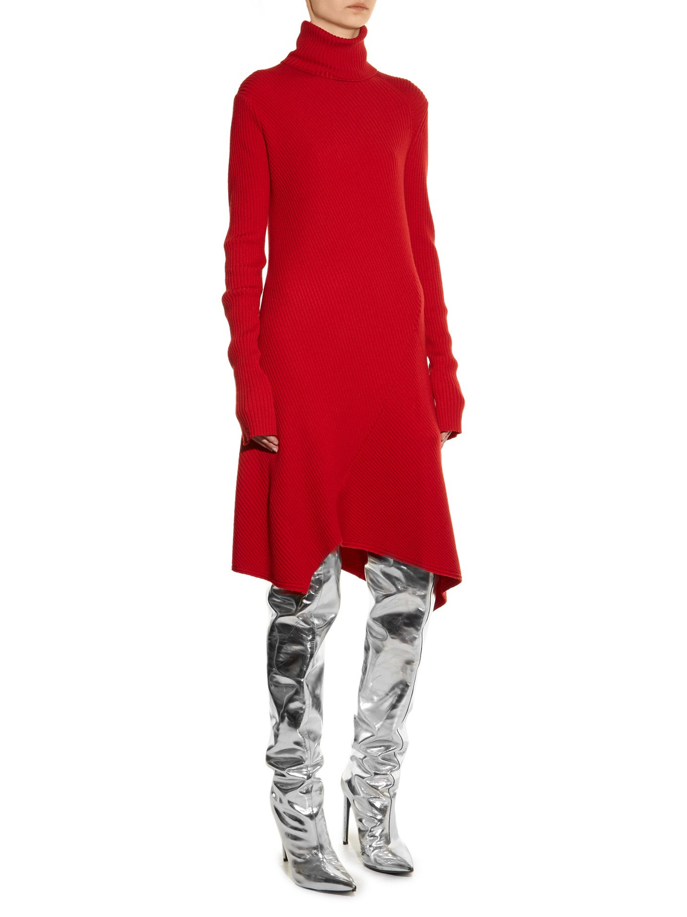 balenciaga sweater dress