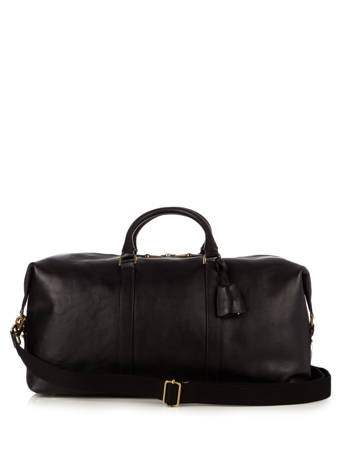 Mulberry Clipper Leather Weekender Bag in Black for Men - Lyst