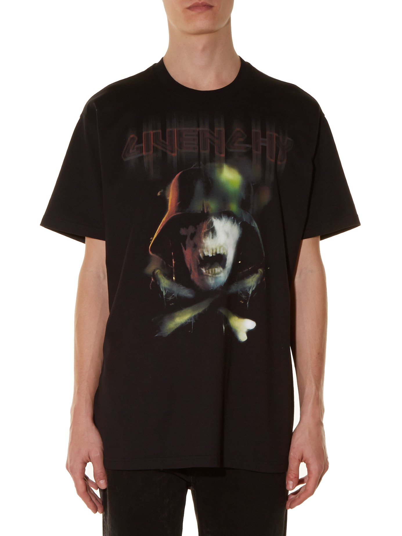 givenchy army skull t shirt