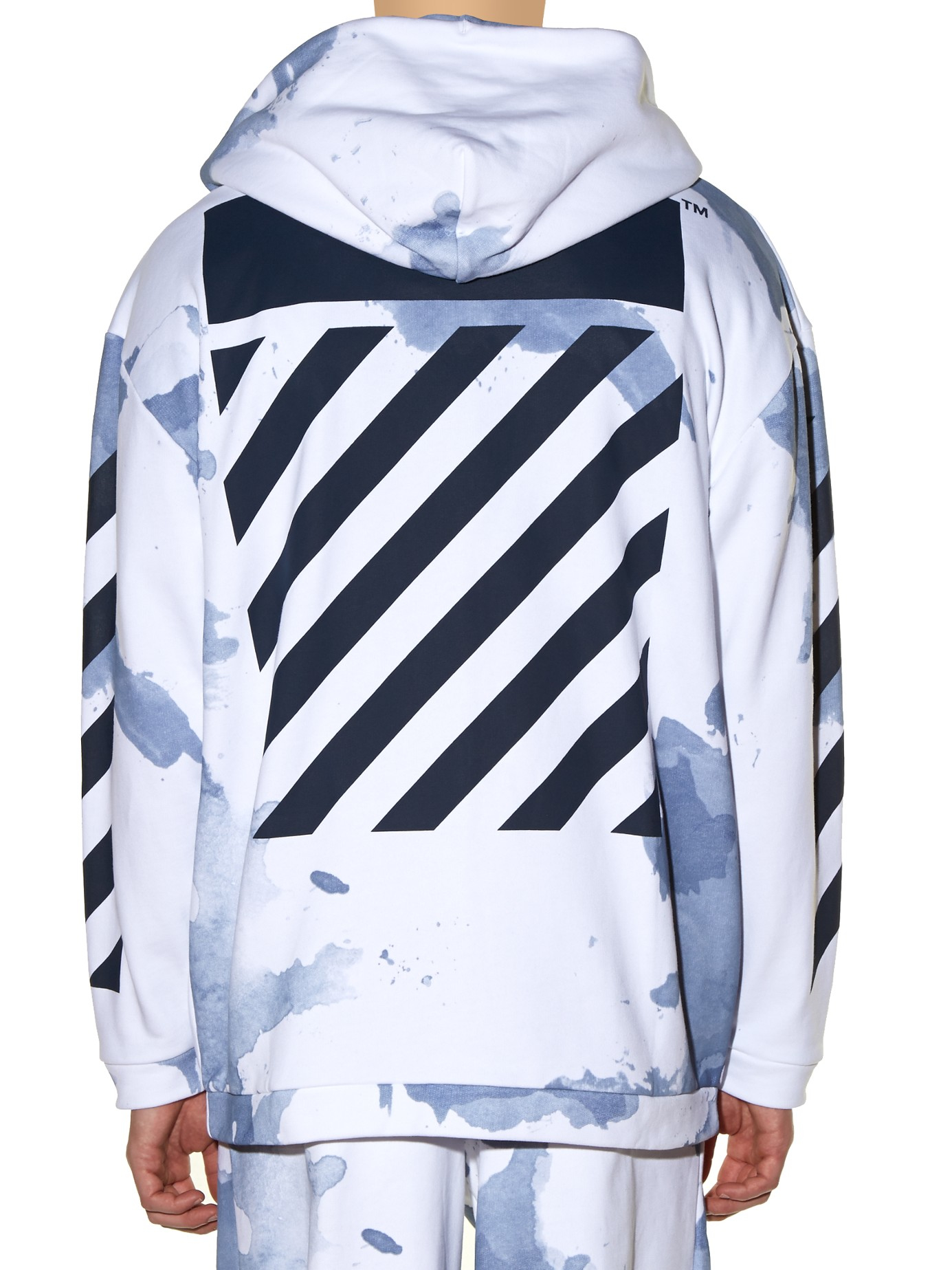 off white liquid hoodie