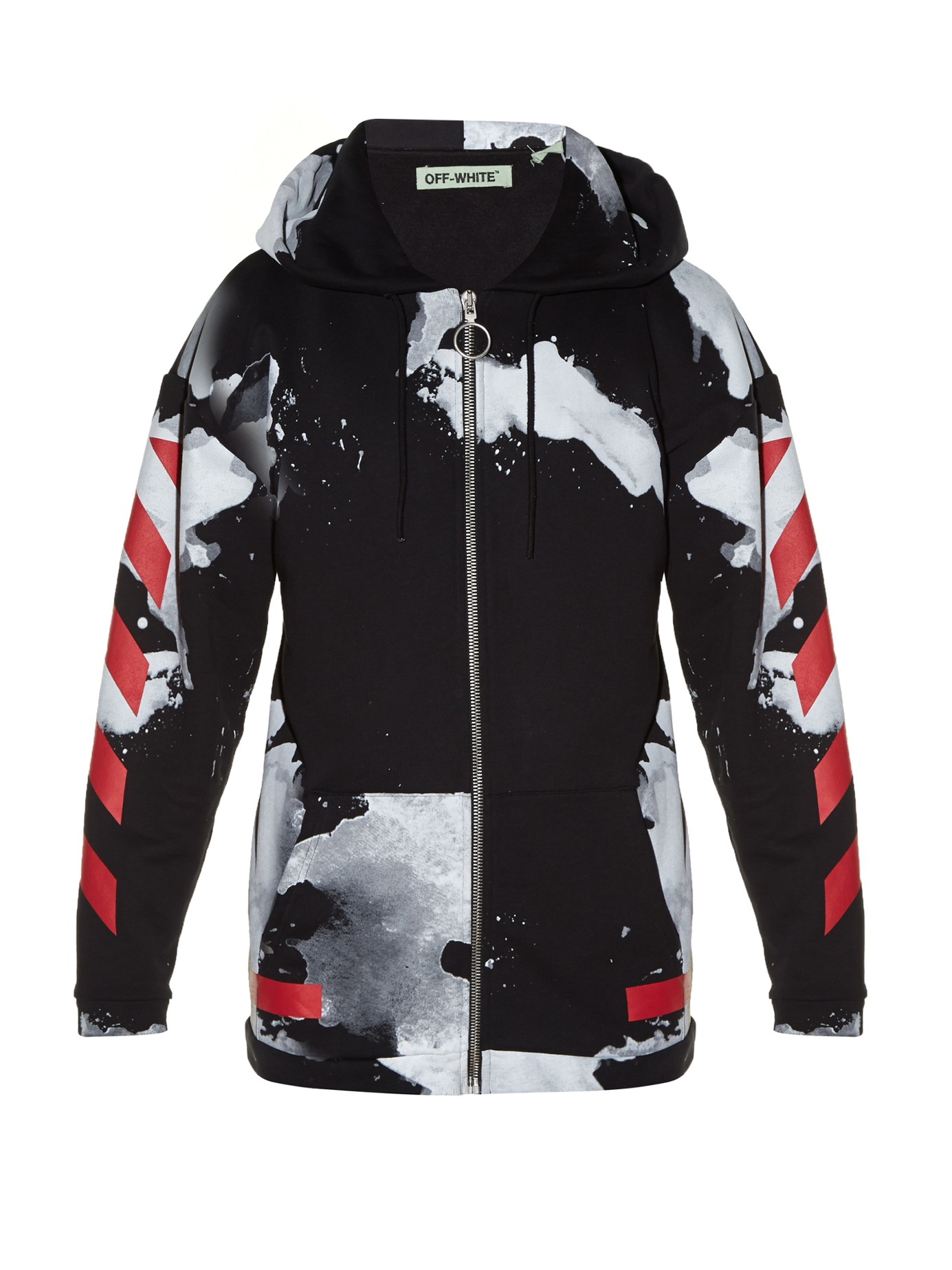 off white liquid hoodie