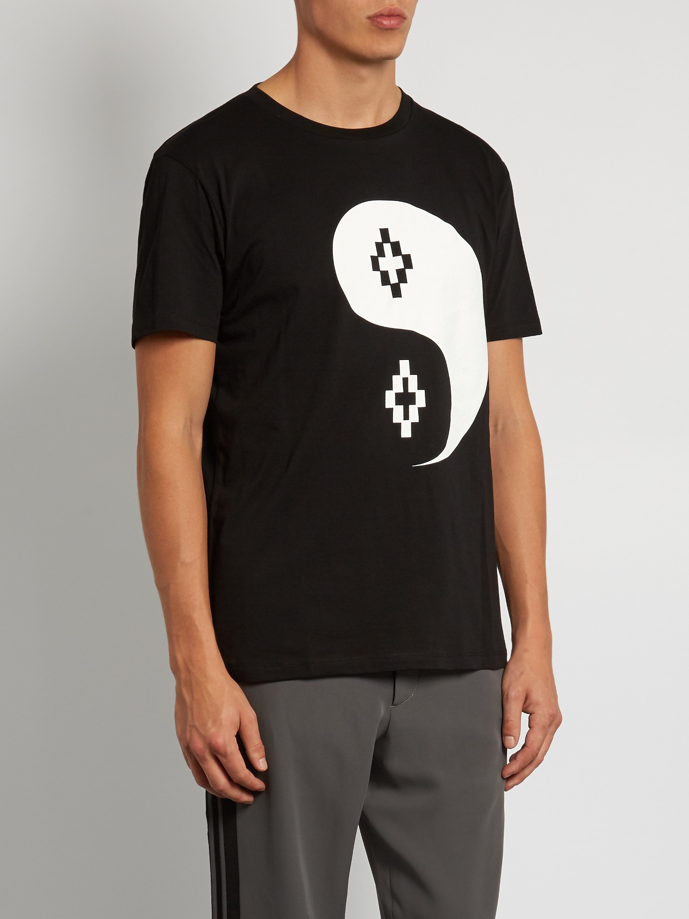 Marcelo Burlon Pissis Tao-print Cotton T-shirt in Black White (Black) for  Men - Lyst