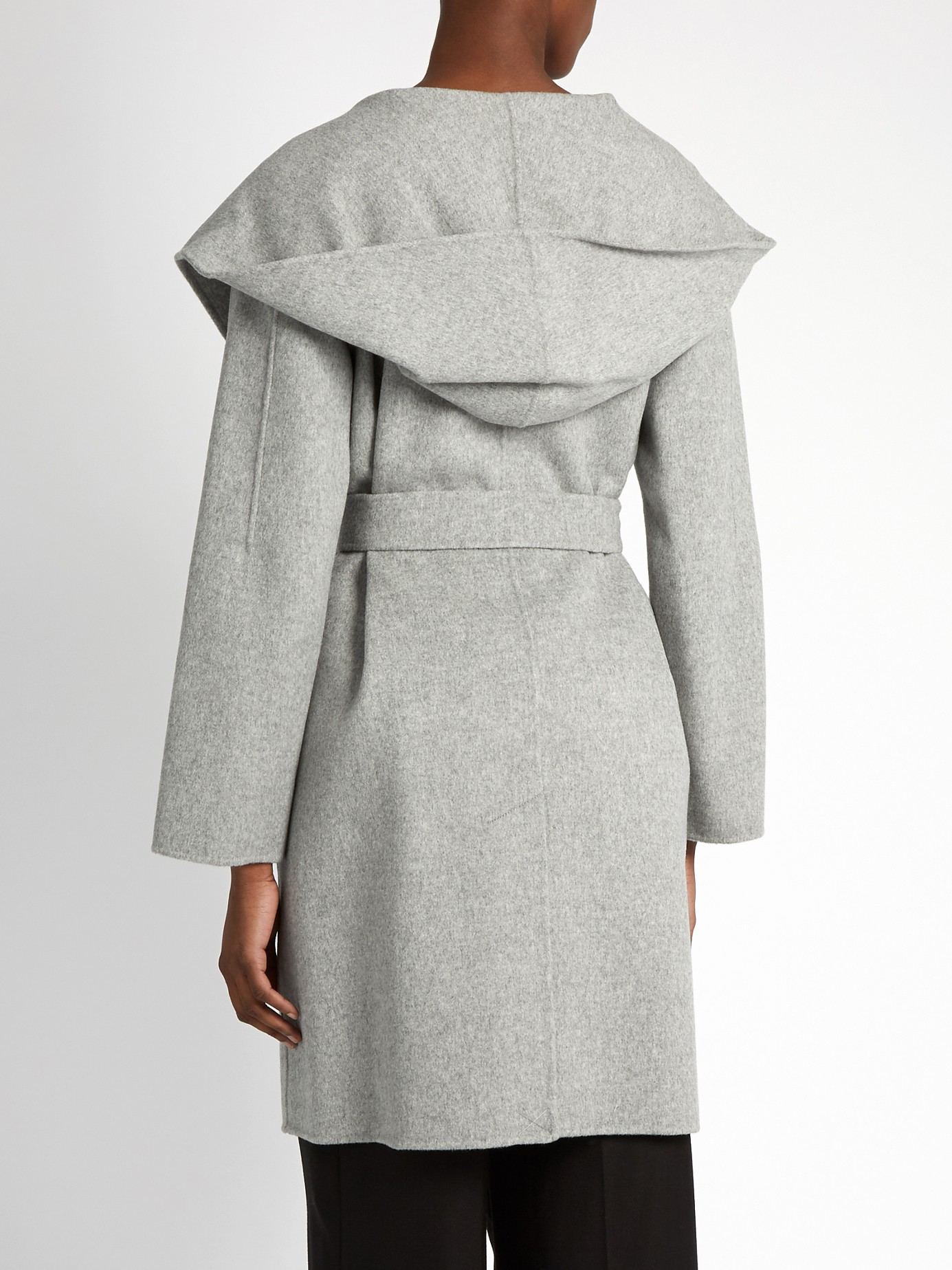 Weekend by Maxmara Wool Harlem Coat in Light Grey (Grey) - Lyst