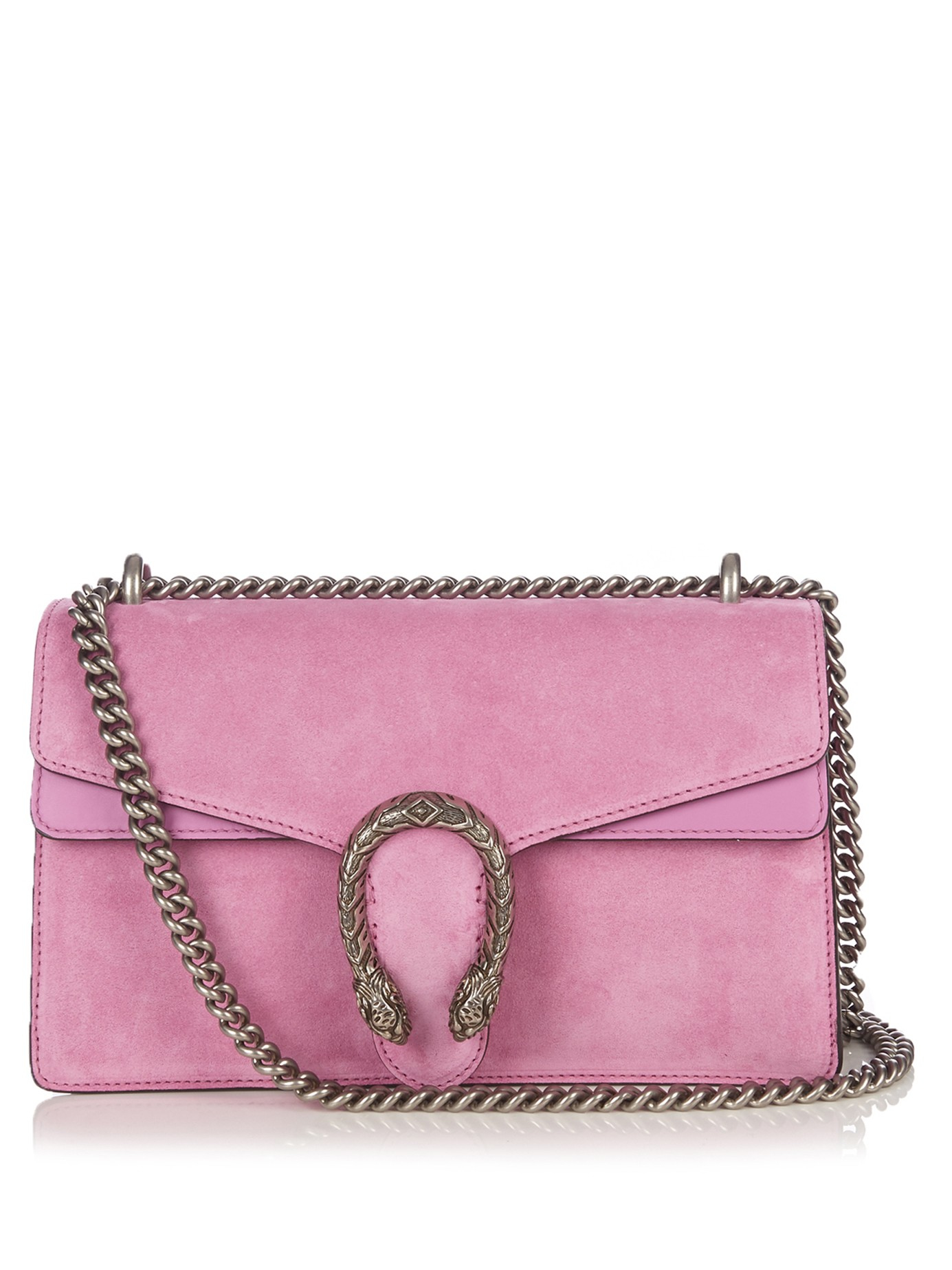Gucci Dionysus Suede Shoulder Bag in Pink | Lyst