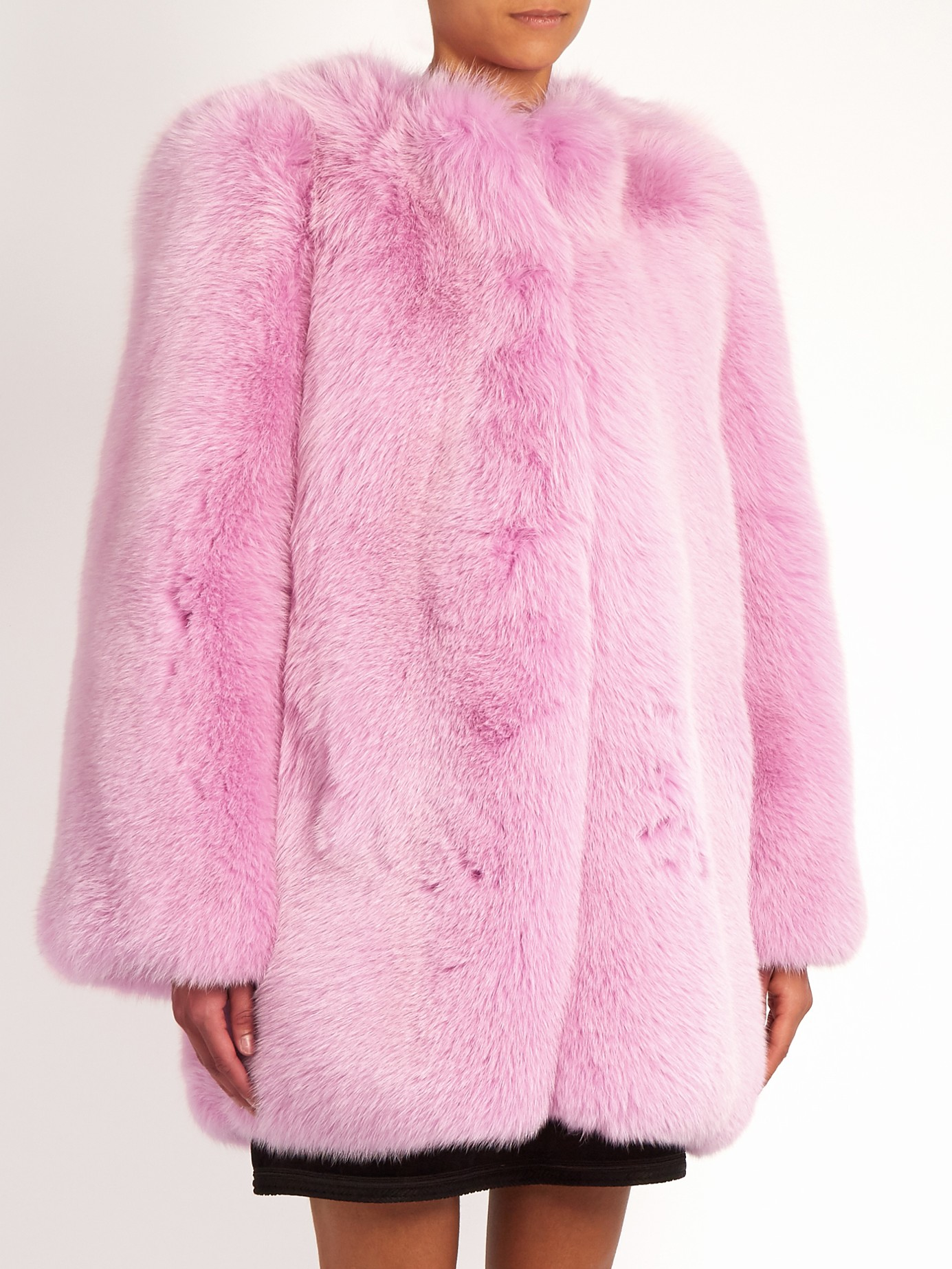gucci fox fur coat