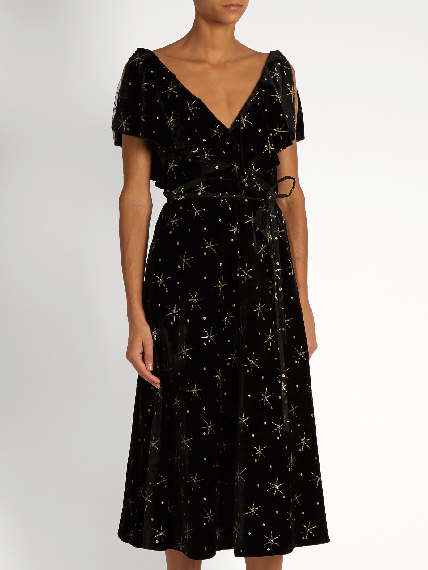 black dress valentino