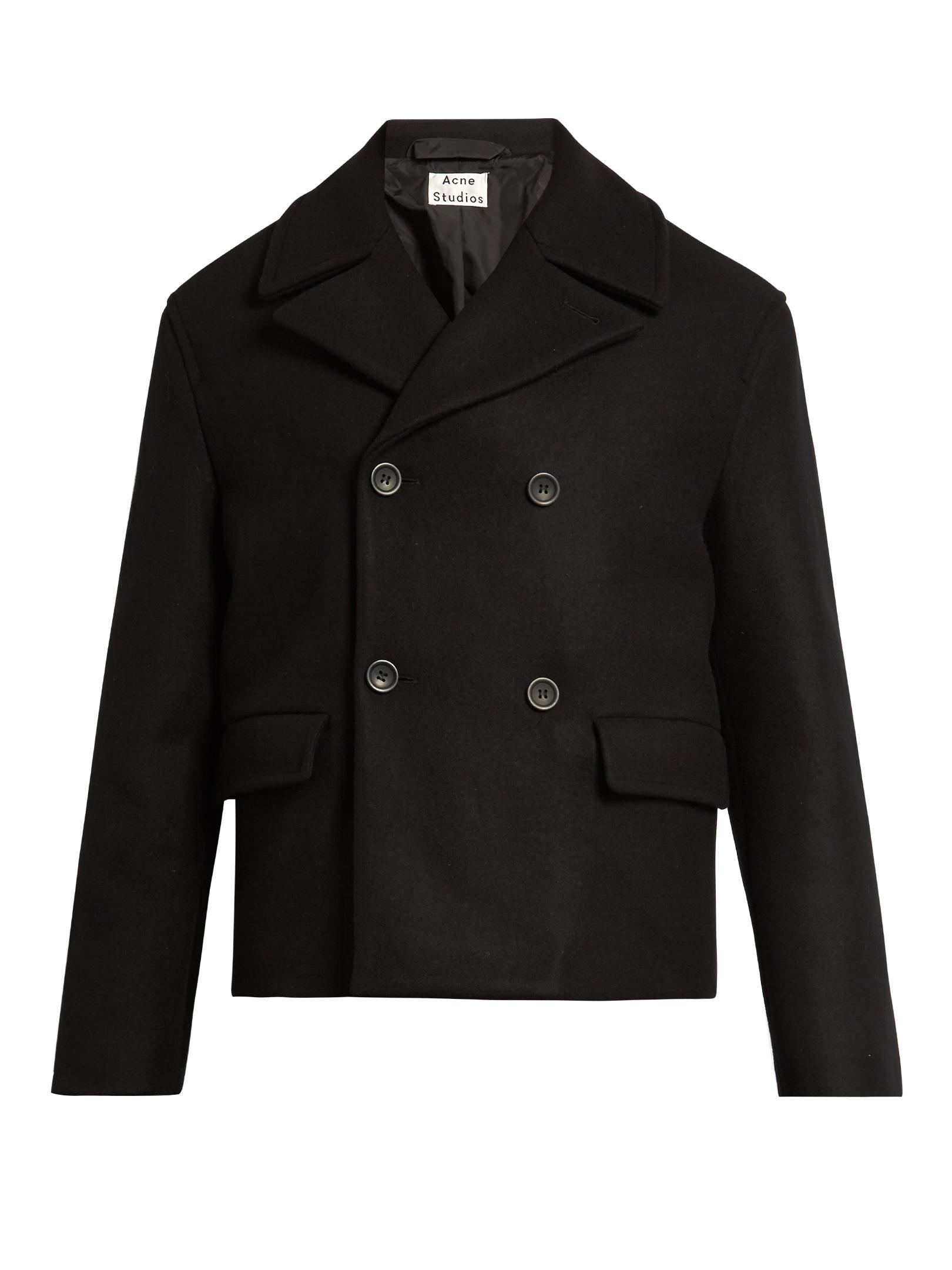 acne studios peacoat