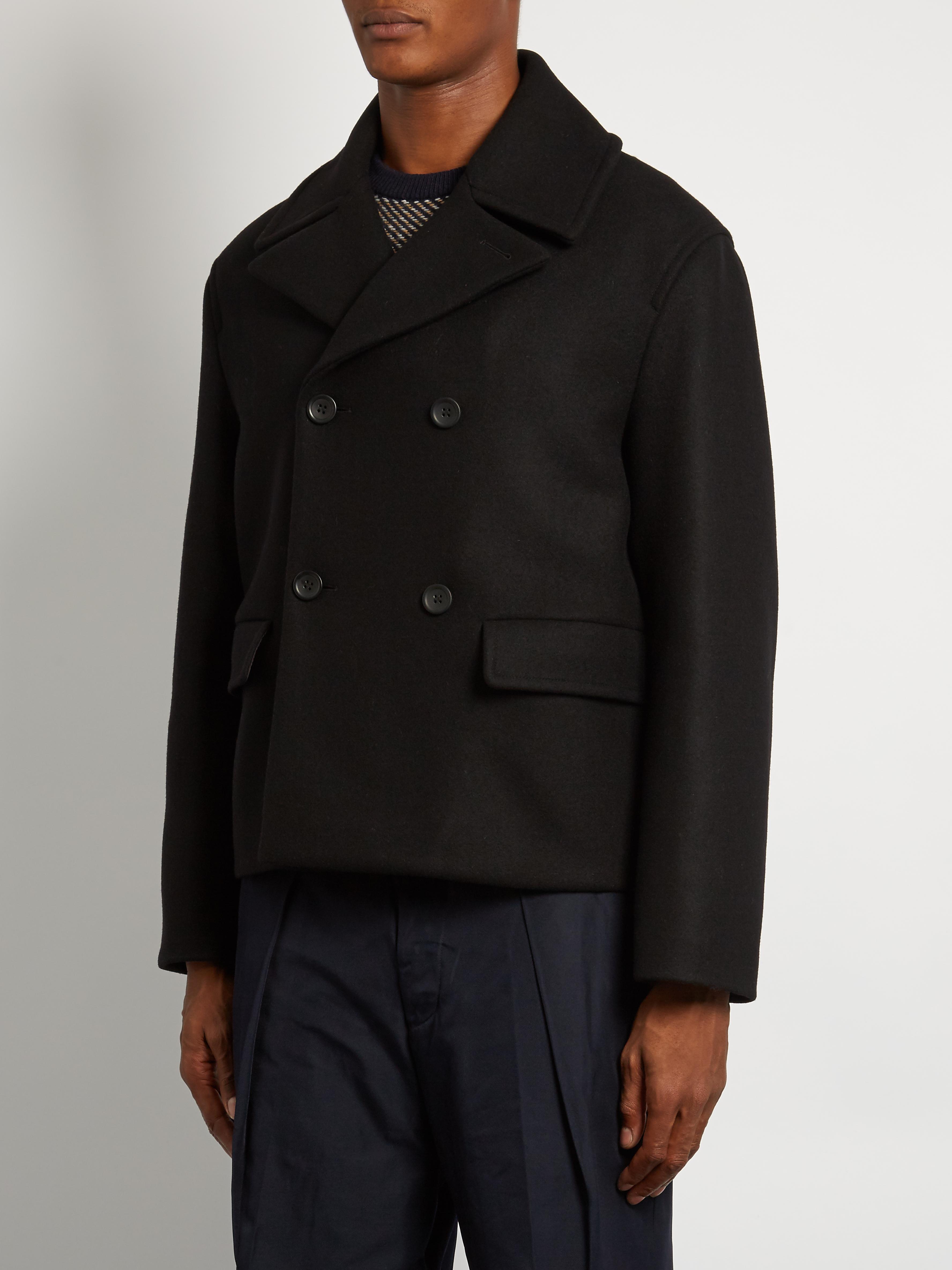acne studios peacoat