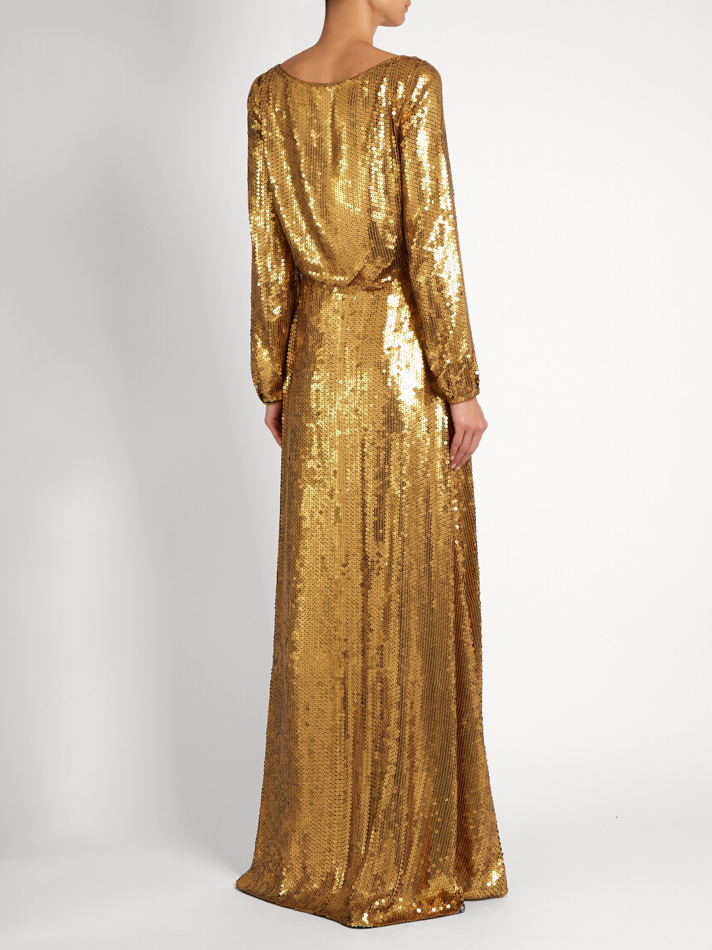 Diane von Furstenberg Delani Dress in Metallic Lyst