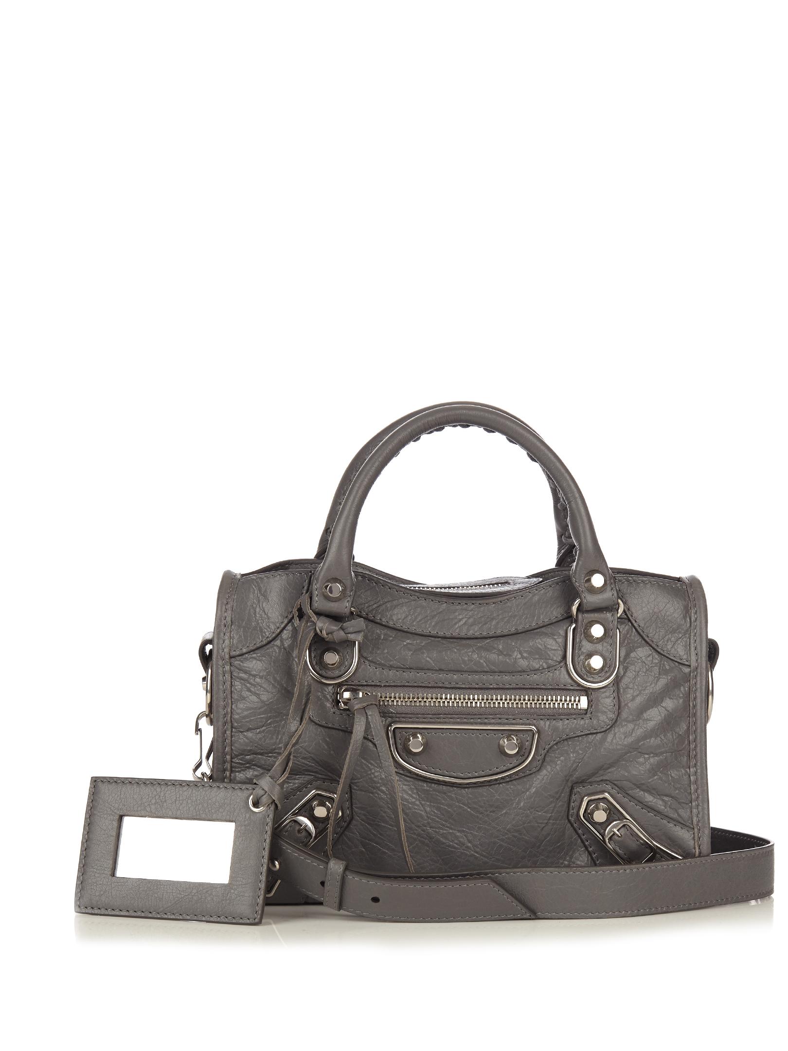 balenciaga city small grey