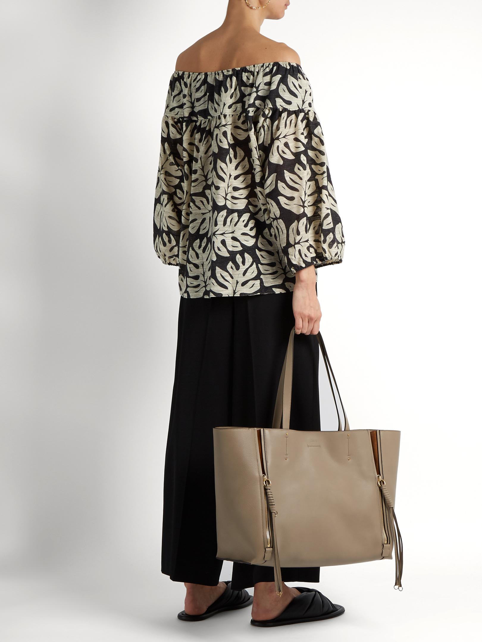 chloe milo large tote