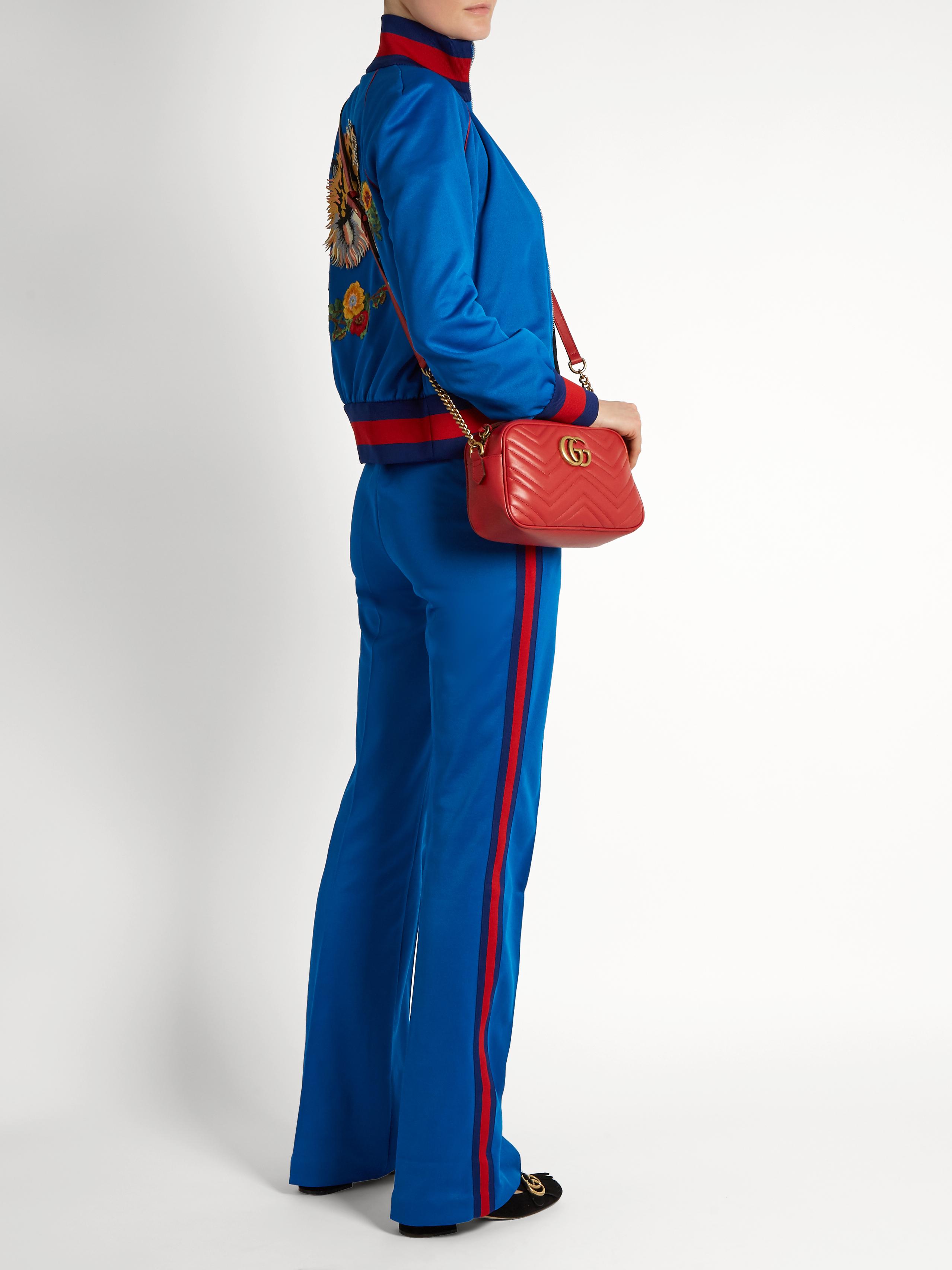 gucci marmont crossbody red