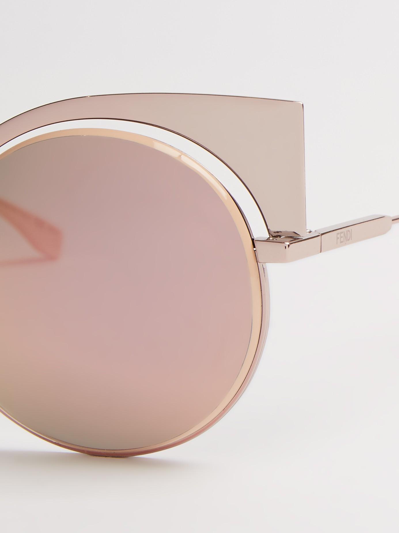 dissipation Syndicate Krønike Fendi Eyeshine Cat-eye Sunglasses in Pink | Lyst