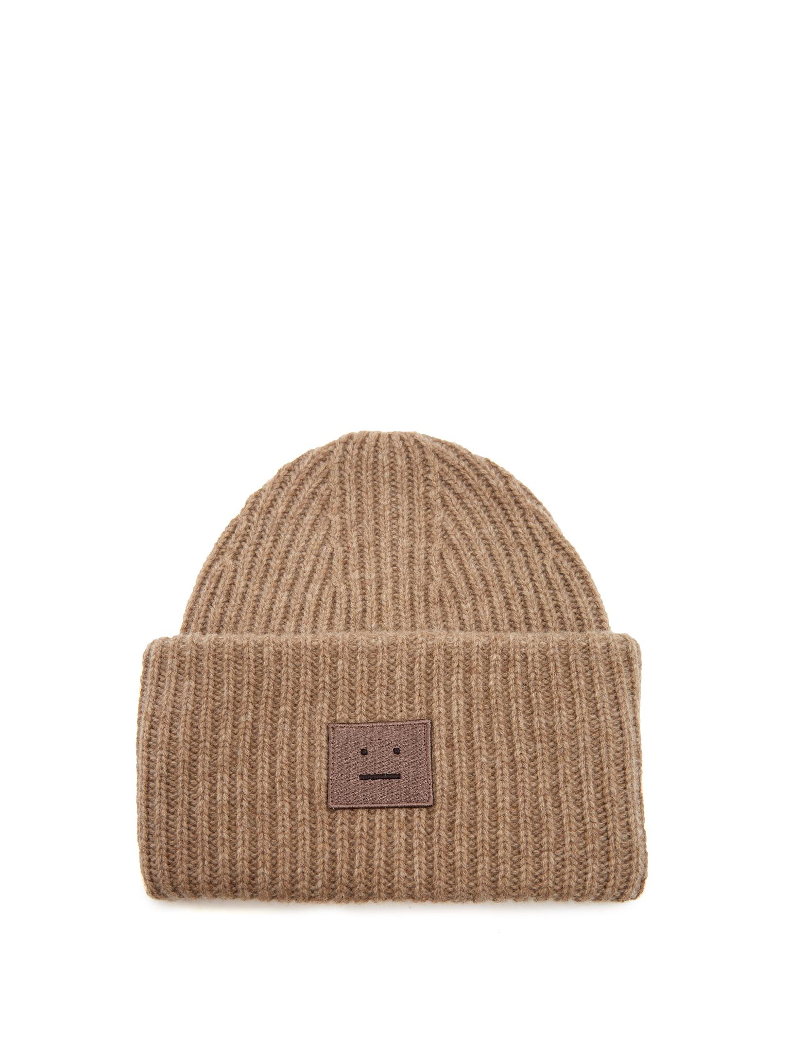 Acne Studios Pansy Wool Beanie Hat in 