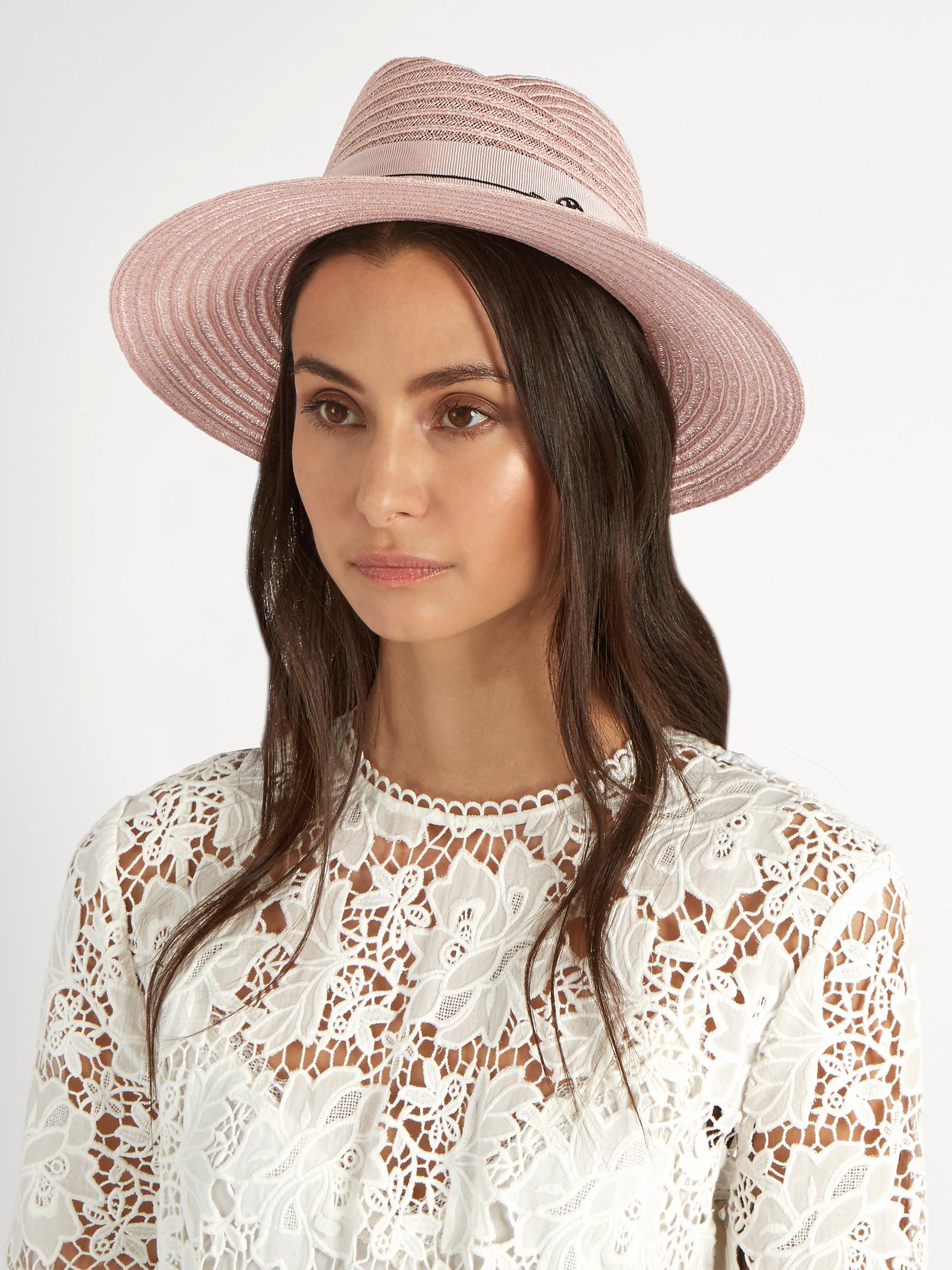 Maison Michel Lace Virginie Hemp-straw 