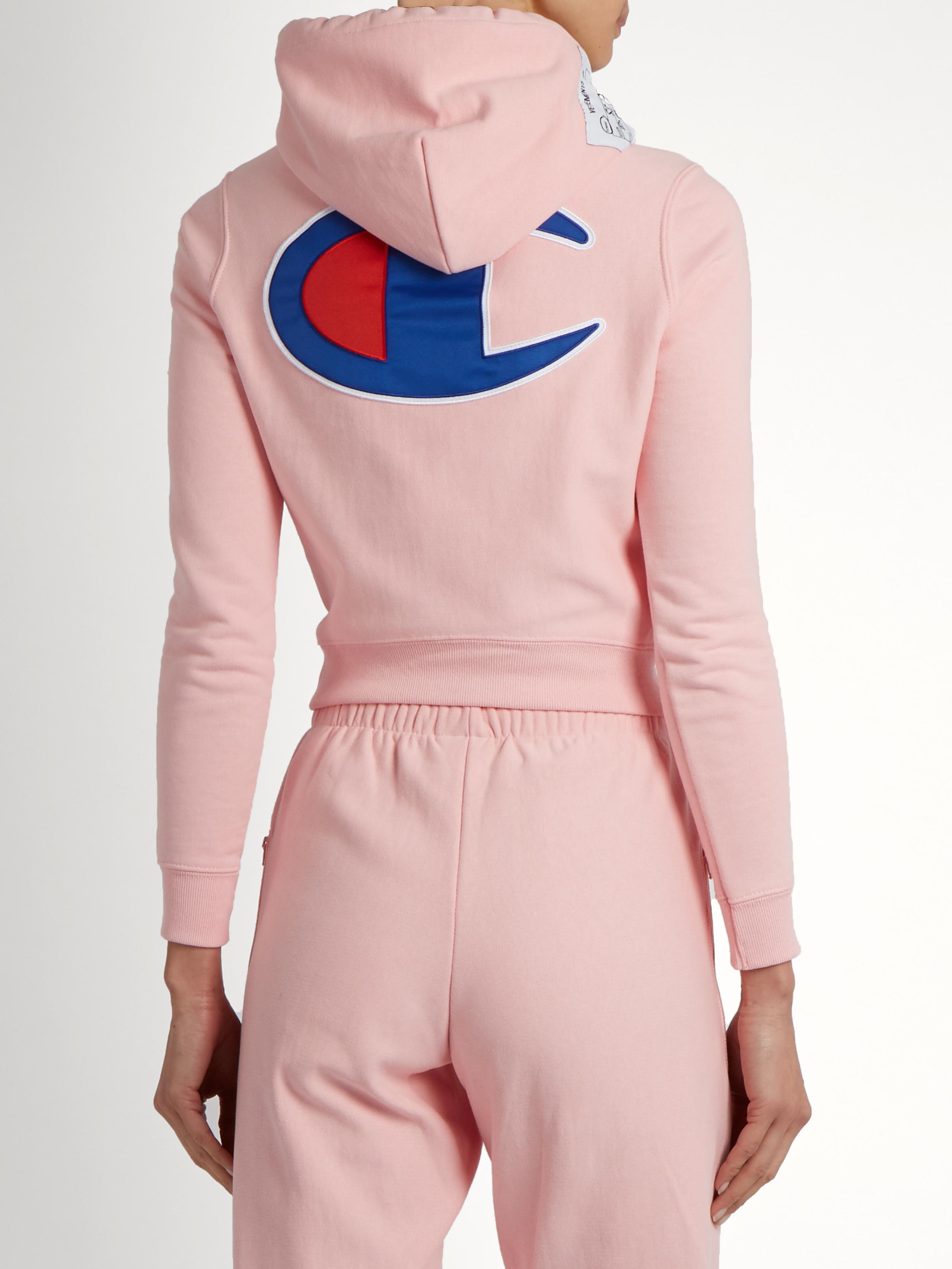 champion jumpsuit pink