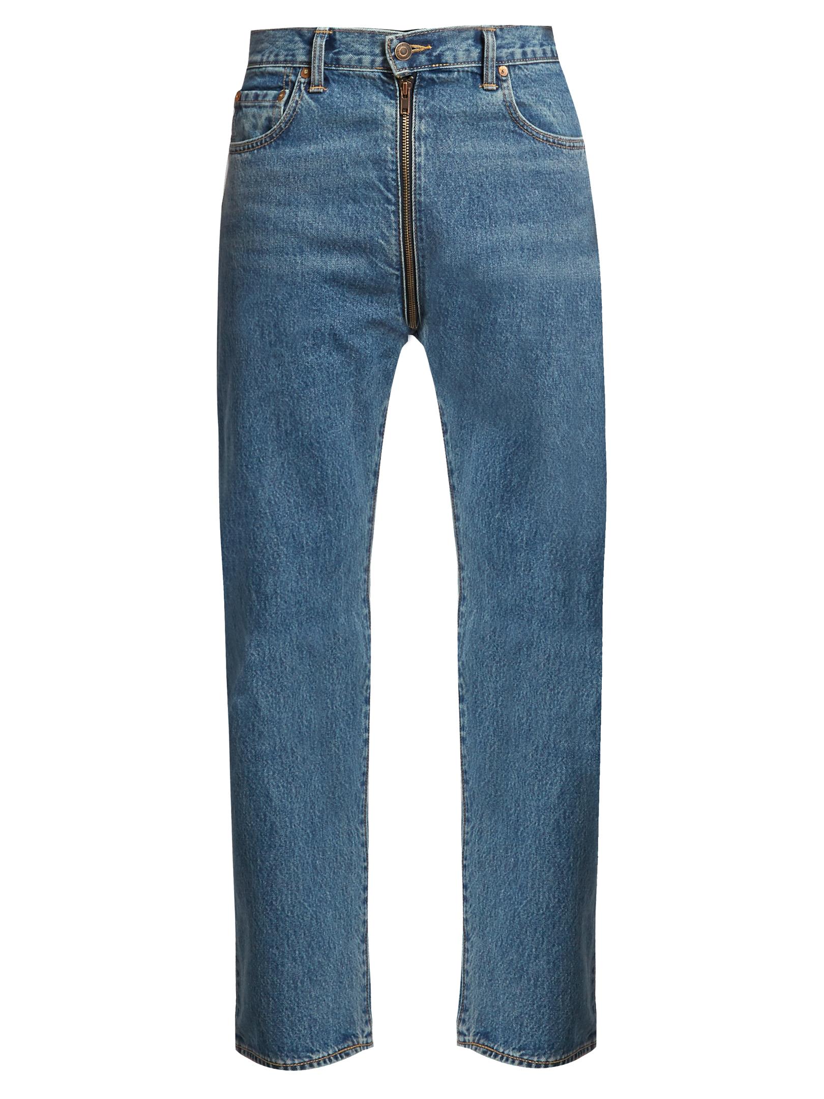 Vetements X Levi's Zip-through Jeans in Blue for Men | Lyst