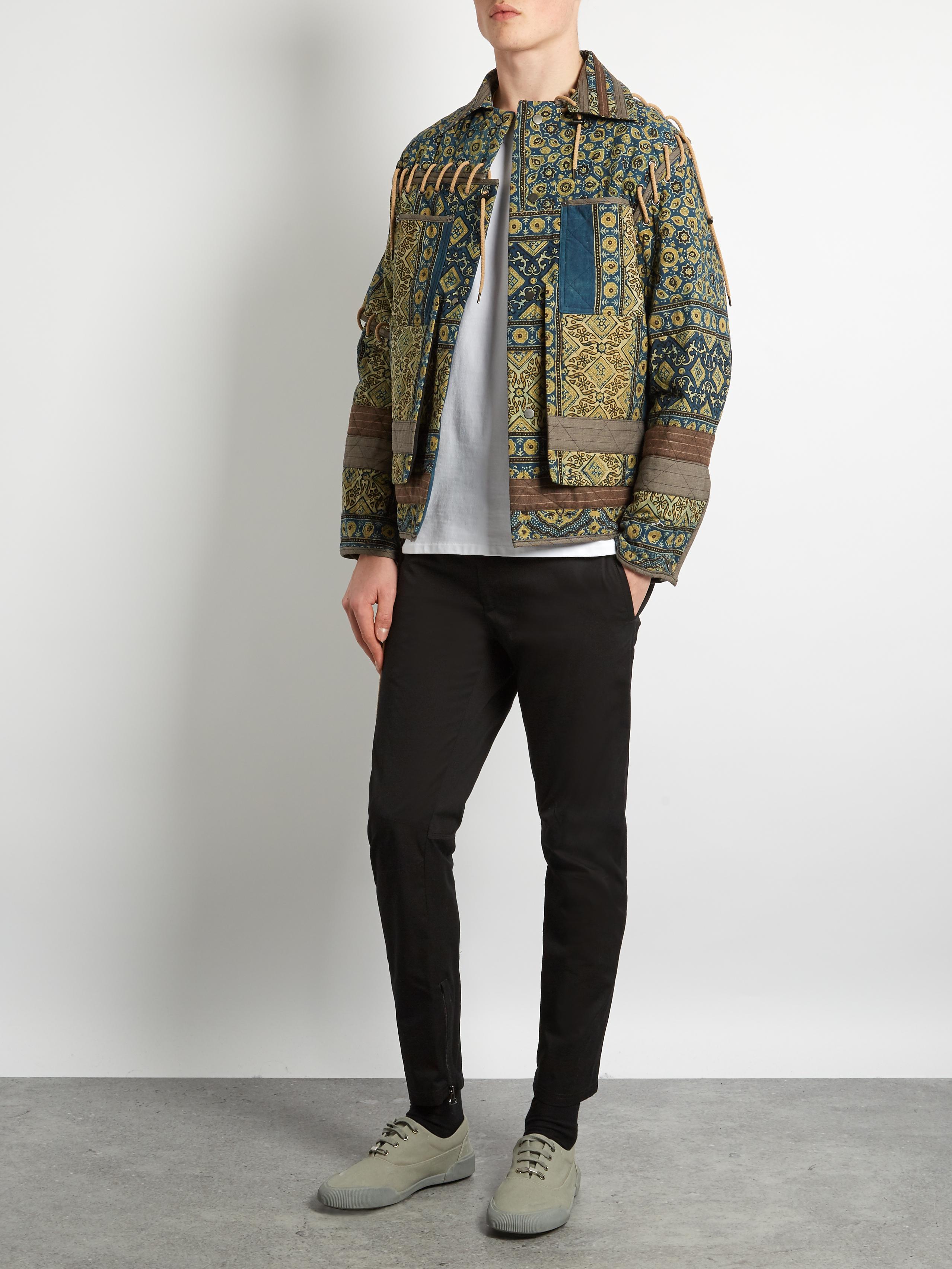 craig green block print jacket