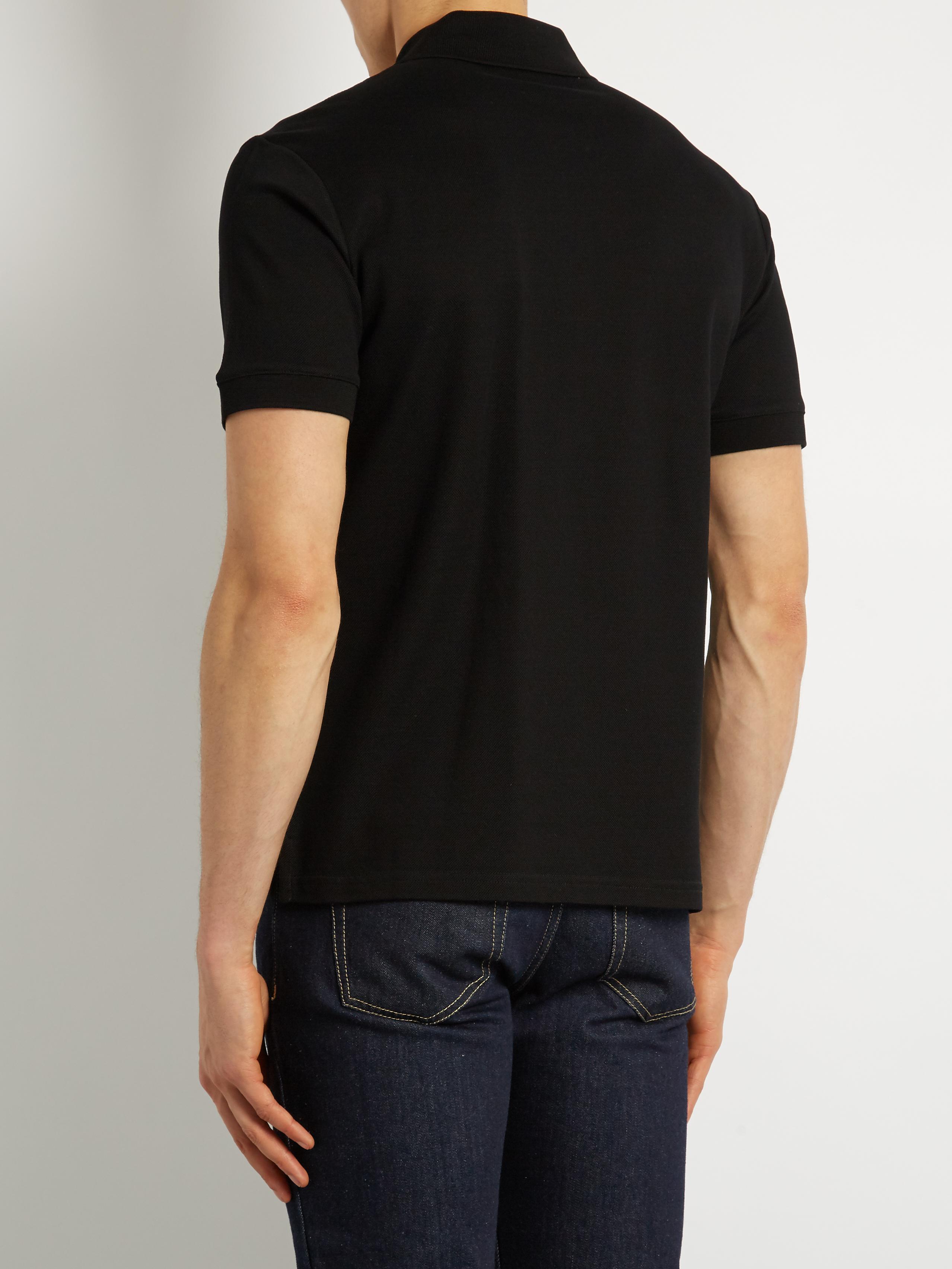 Download Alexander McQueen Hummingbird-embroidered Cotton Polo ...