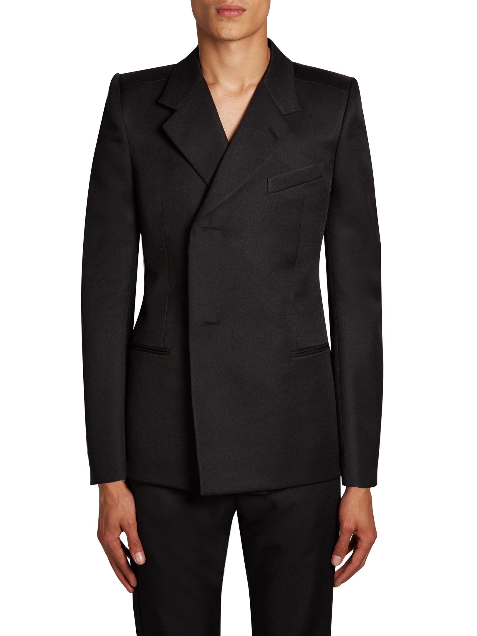 Balenciaga Shrunken-shoulder Blazer in Black | Lyst