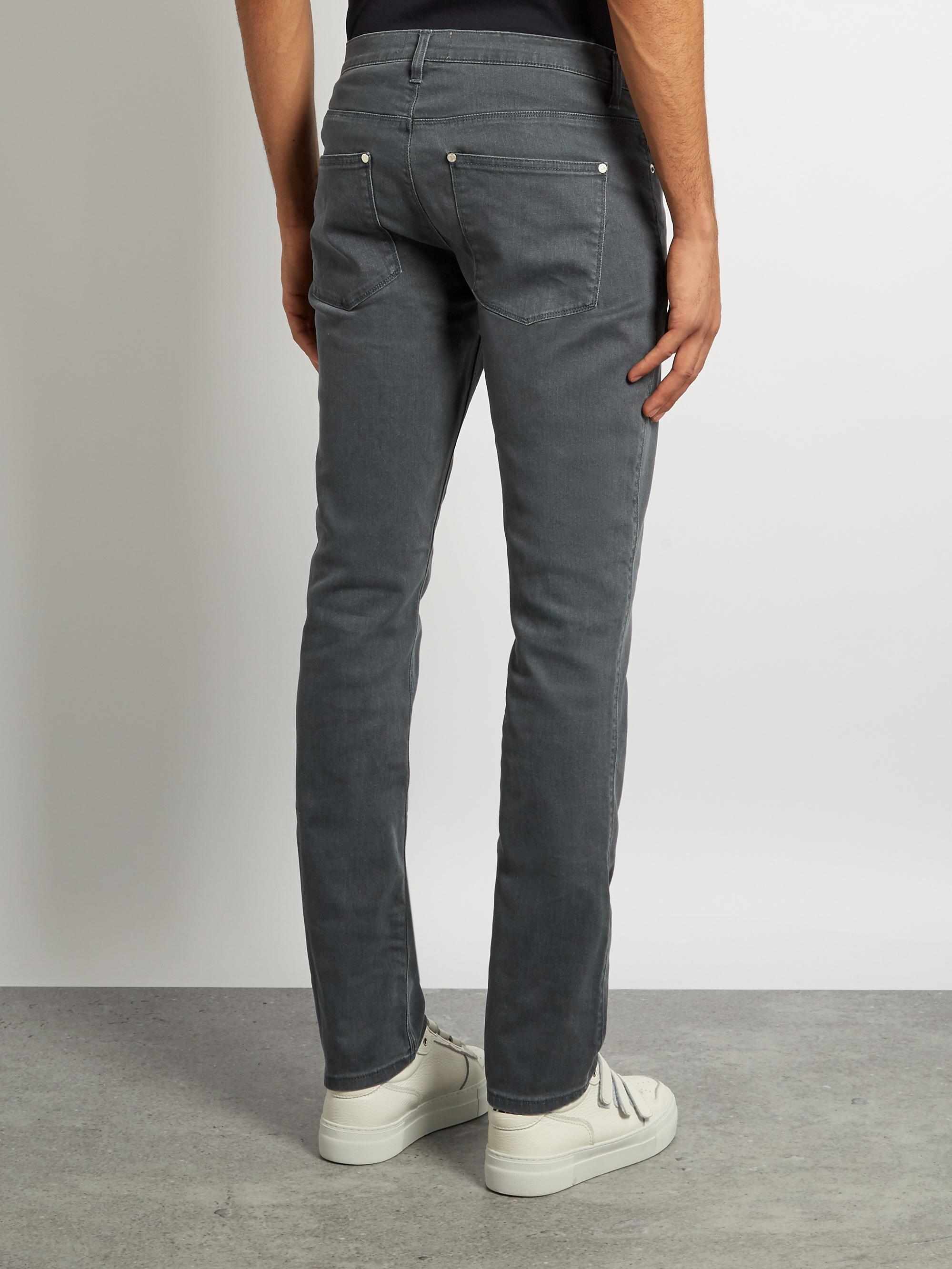 Acne Studios Denim Max Darko Slim-leg Jeans in Grey (Gray) for Men - Lyst
