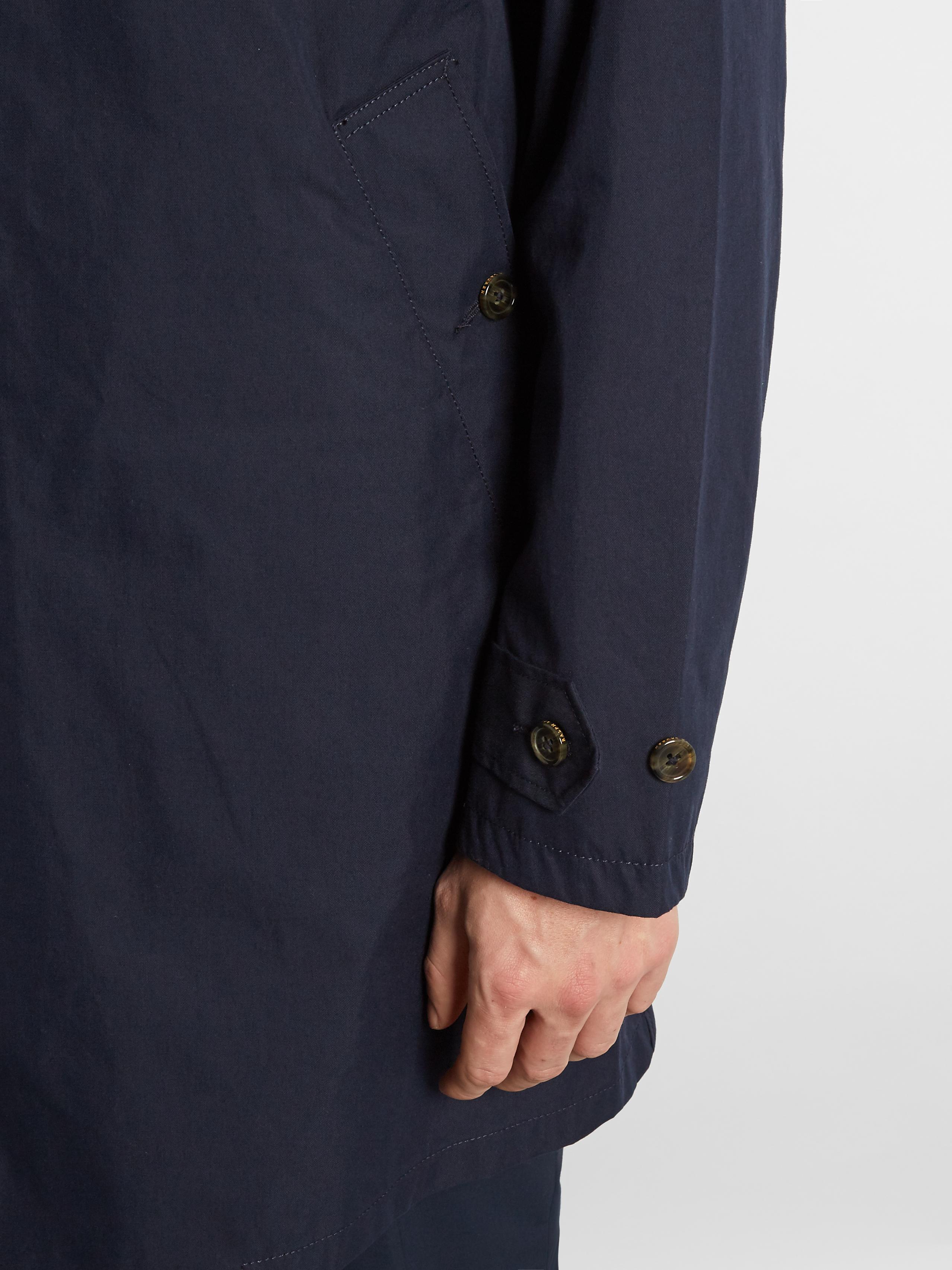 Polo Ralph Lauren Single-breasted Cotton-blend Trench Coat in Navy ...